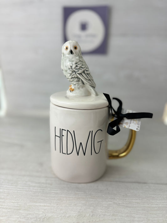 Rae Dunn Harry Potter Hedwig Topper Mug