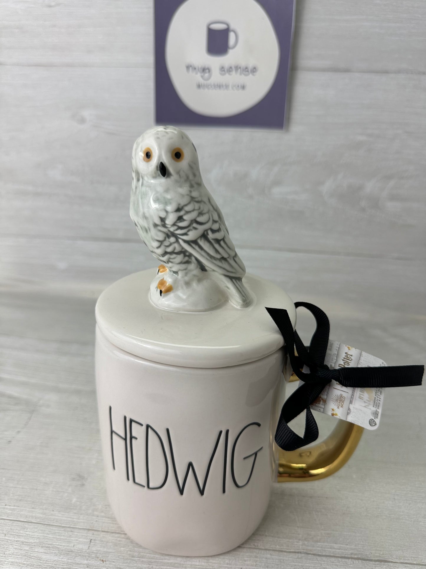 Rae Dunn Harry Potter Hedwig Topper Mug