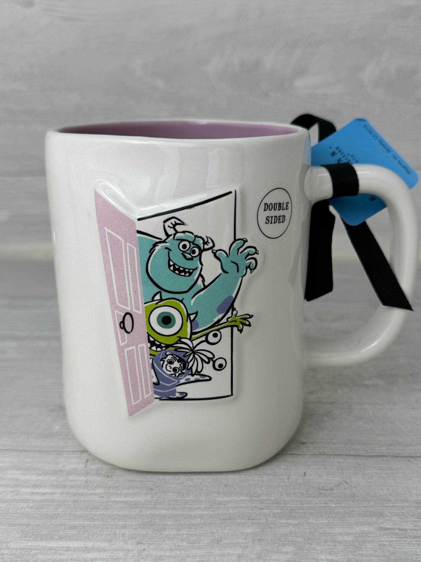 Rae Dunn Monsters Inc. BOO Mug (Violet)