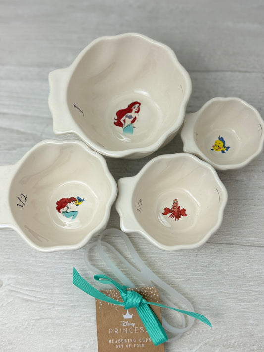 Rae Dunn Little Mermaid Measuring Cup Set