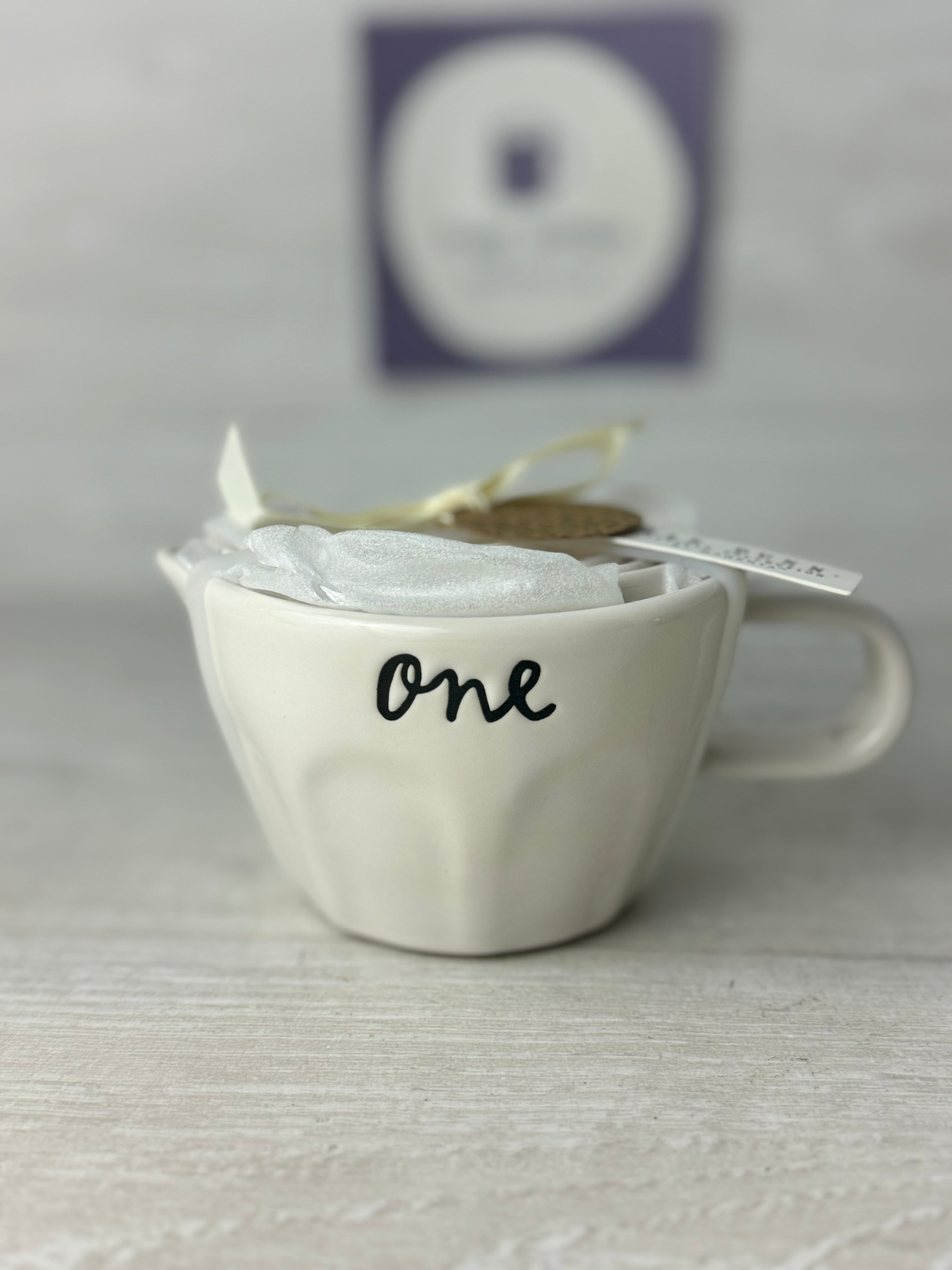 Scripted Cups Rae Dunn Faceted Script Measuring Cups – Mug Sense