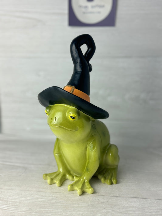 Halloween Frog Toad Witch Magic Spell Decor