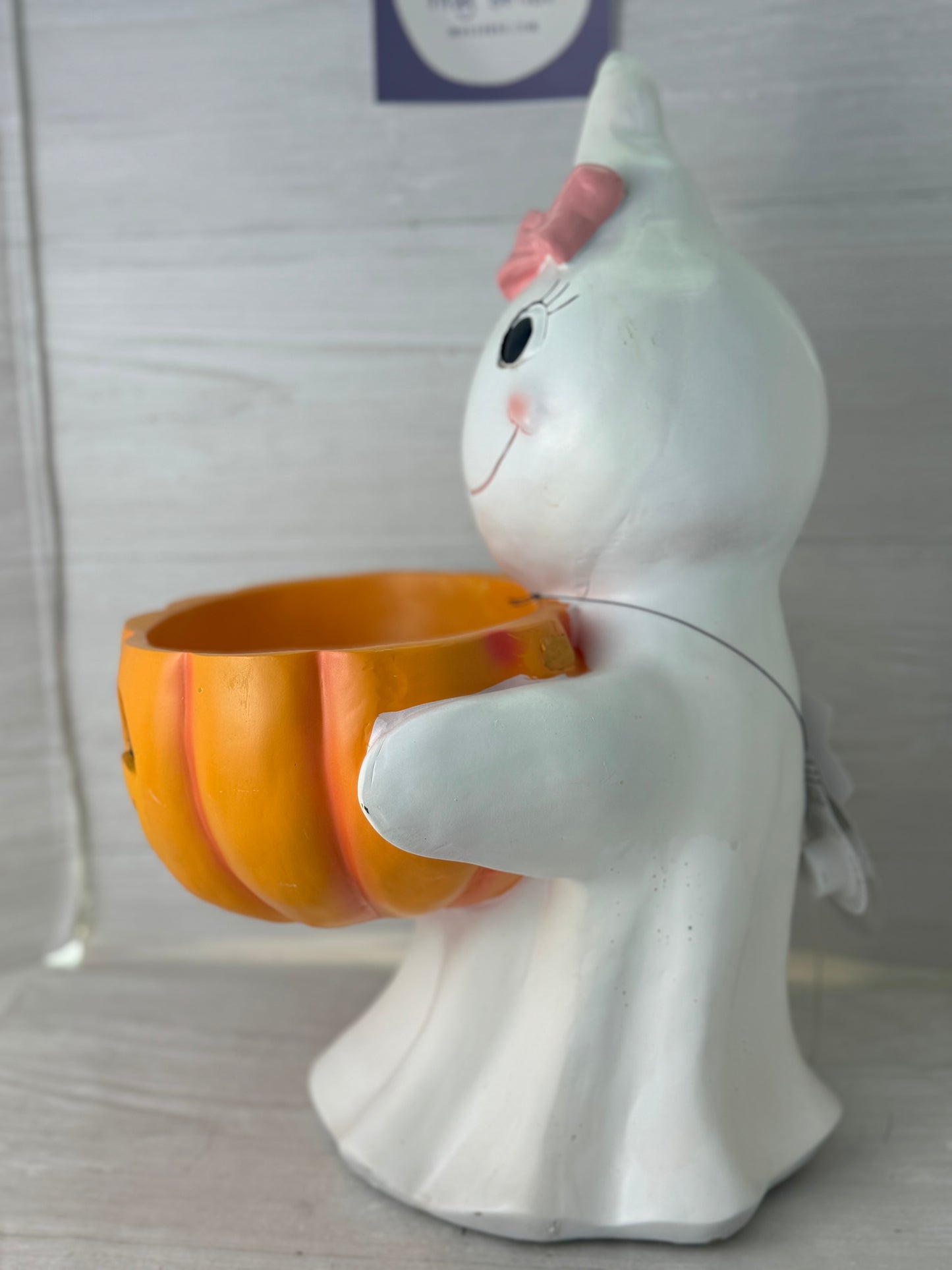 Ghost Girl Candy Dish with Motion Sensor & Sound