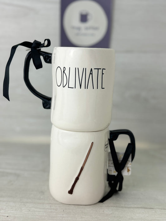 Rae Dunn Harry Potter Obliviate Mug