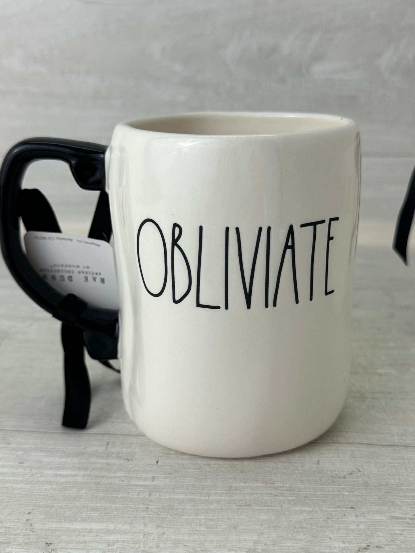 Rae Dunn Harry Potter Obliviate Mug