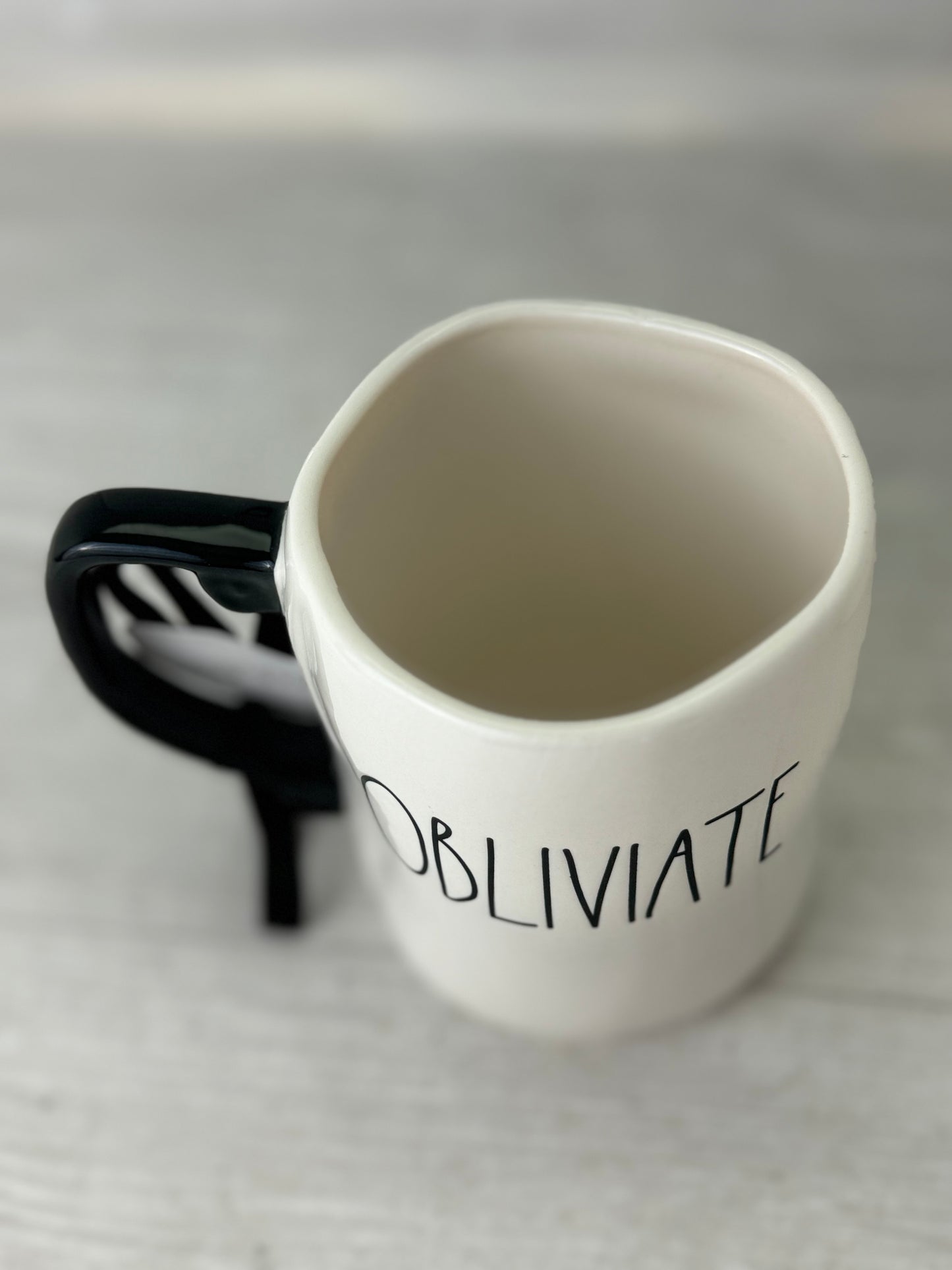 Rae Dunn Harry Potter Obliviate Mug