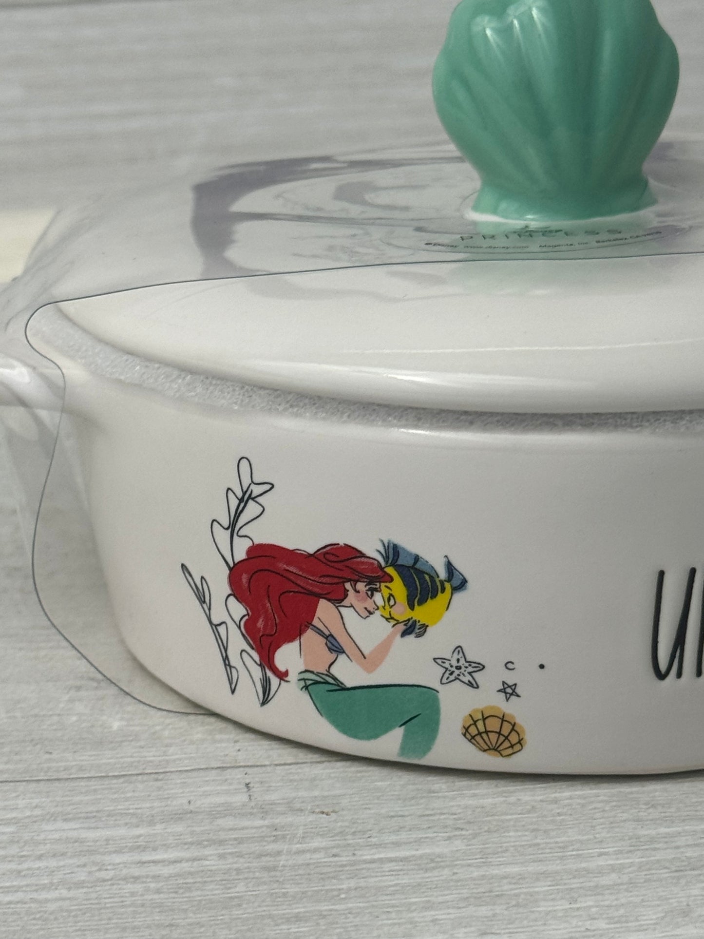 Rae Dunn Disney's Princess Under The Sea Baking Dish