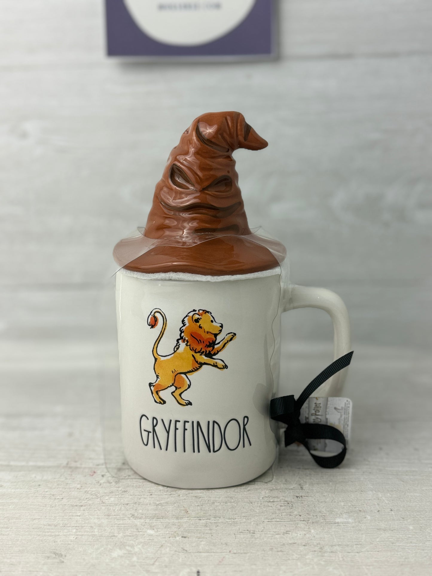 Rae Dunn Harry Potter Gryffindor Topper Mug