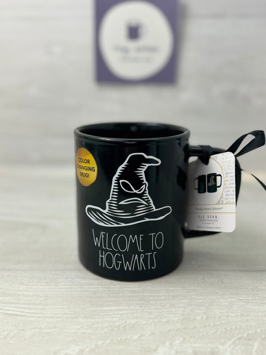 Rae Dunn Harry Potter Welcome To Hogwarts Mug (Slytherin)