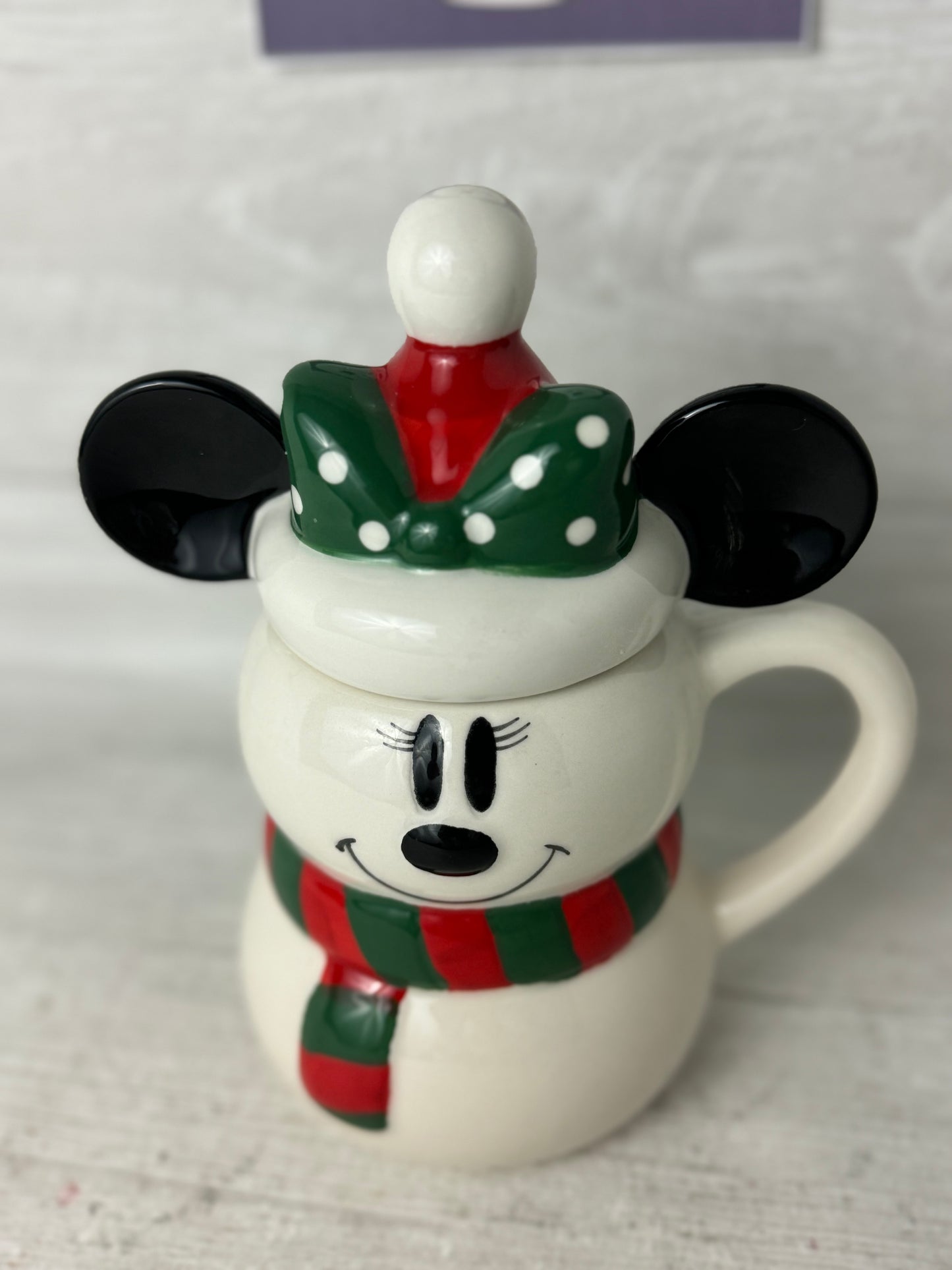 Disney's Minnie Mouse Christmas Mug Topper