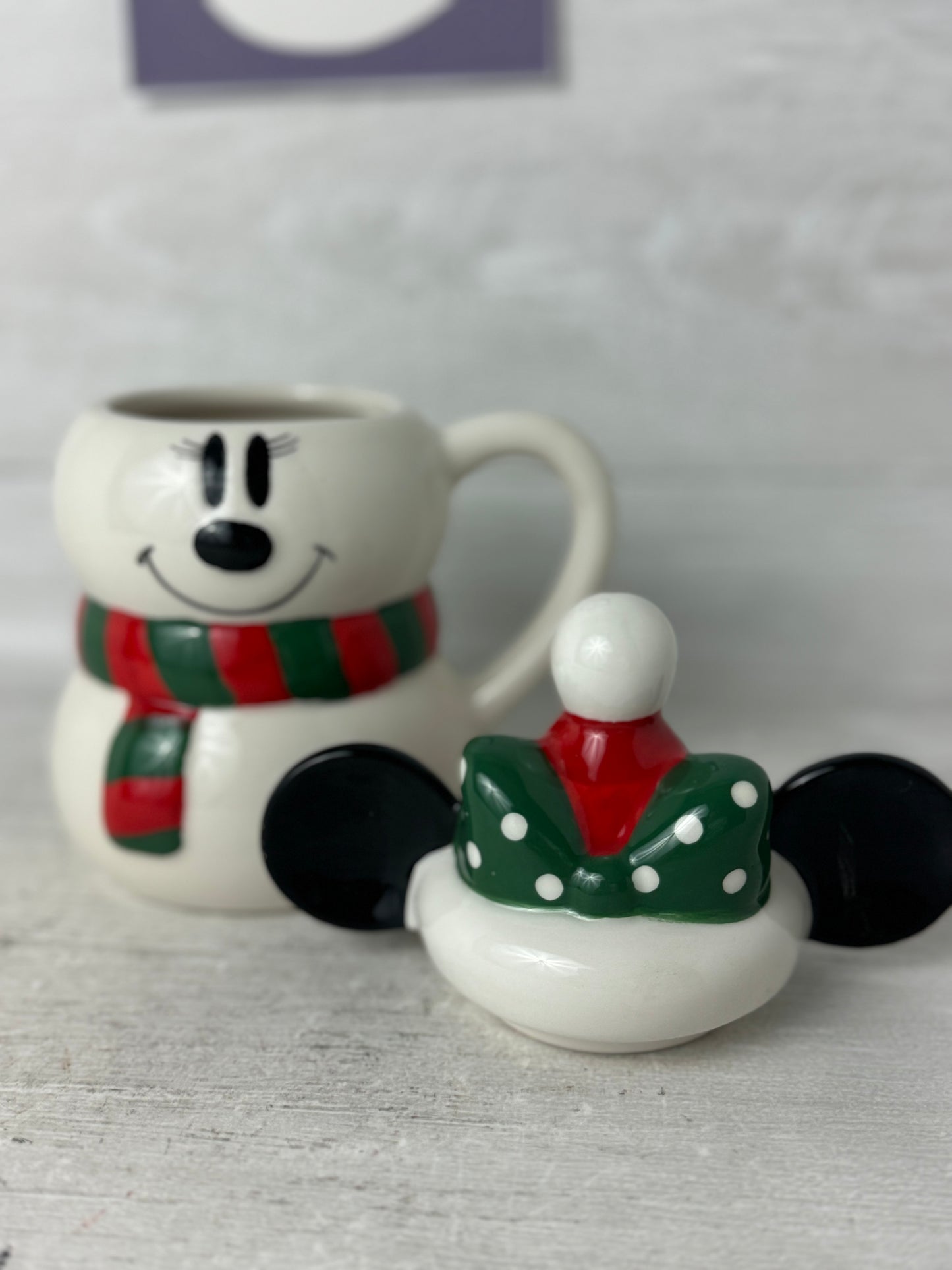 Disney's Minnie Mouse Christmas Mug Topper