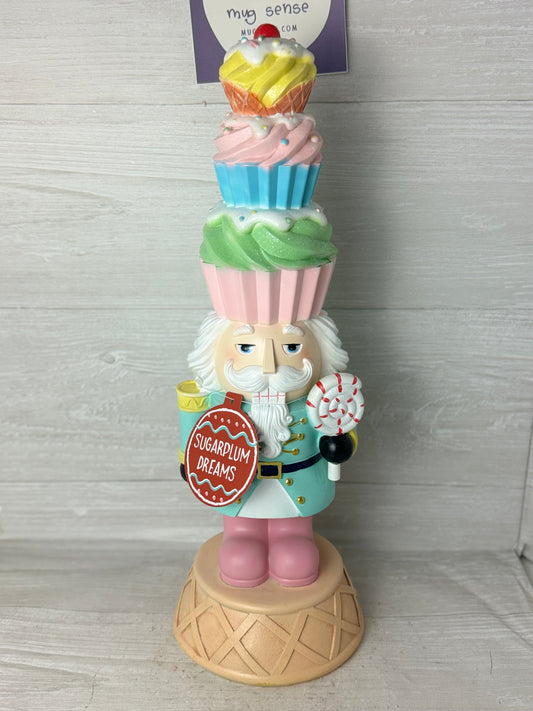 Sugar Plum Cupcake Nutcracker 18"