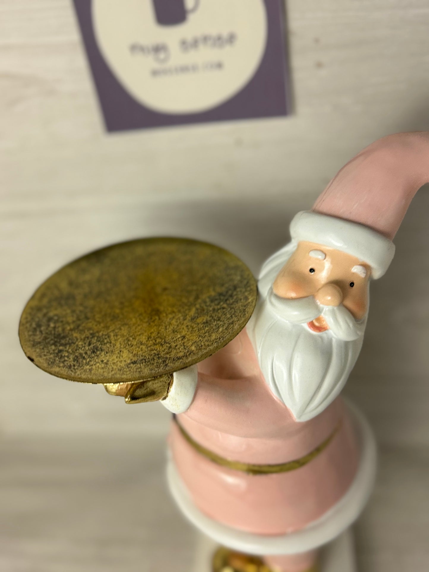 Whimsical Pink Santa Server