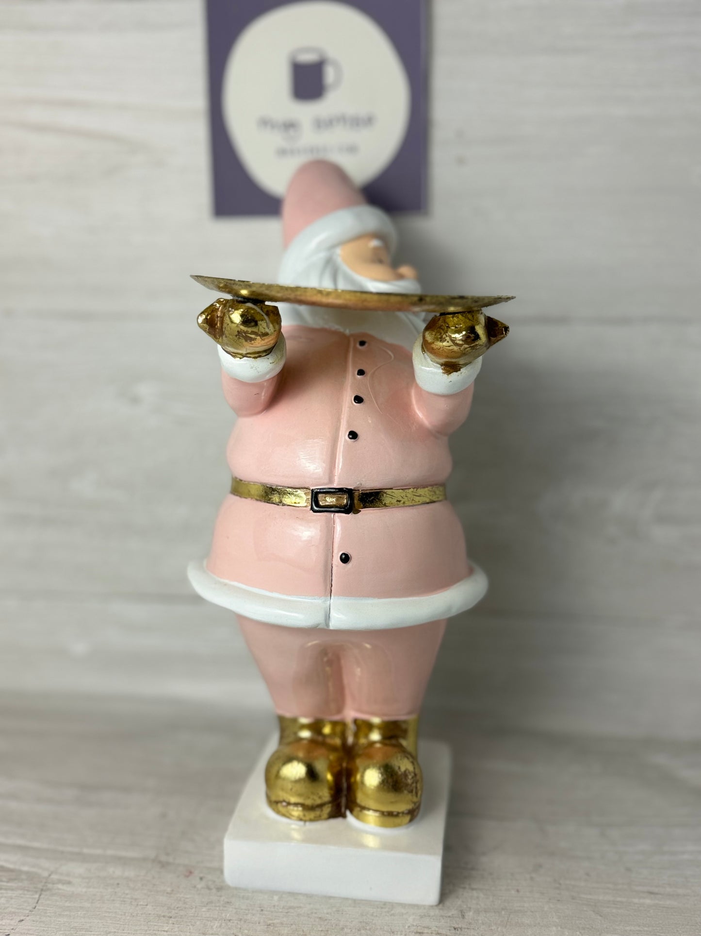 Whimsical Pink Santa Server