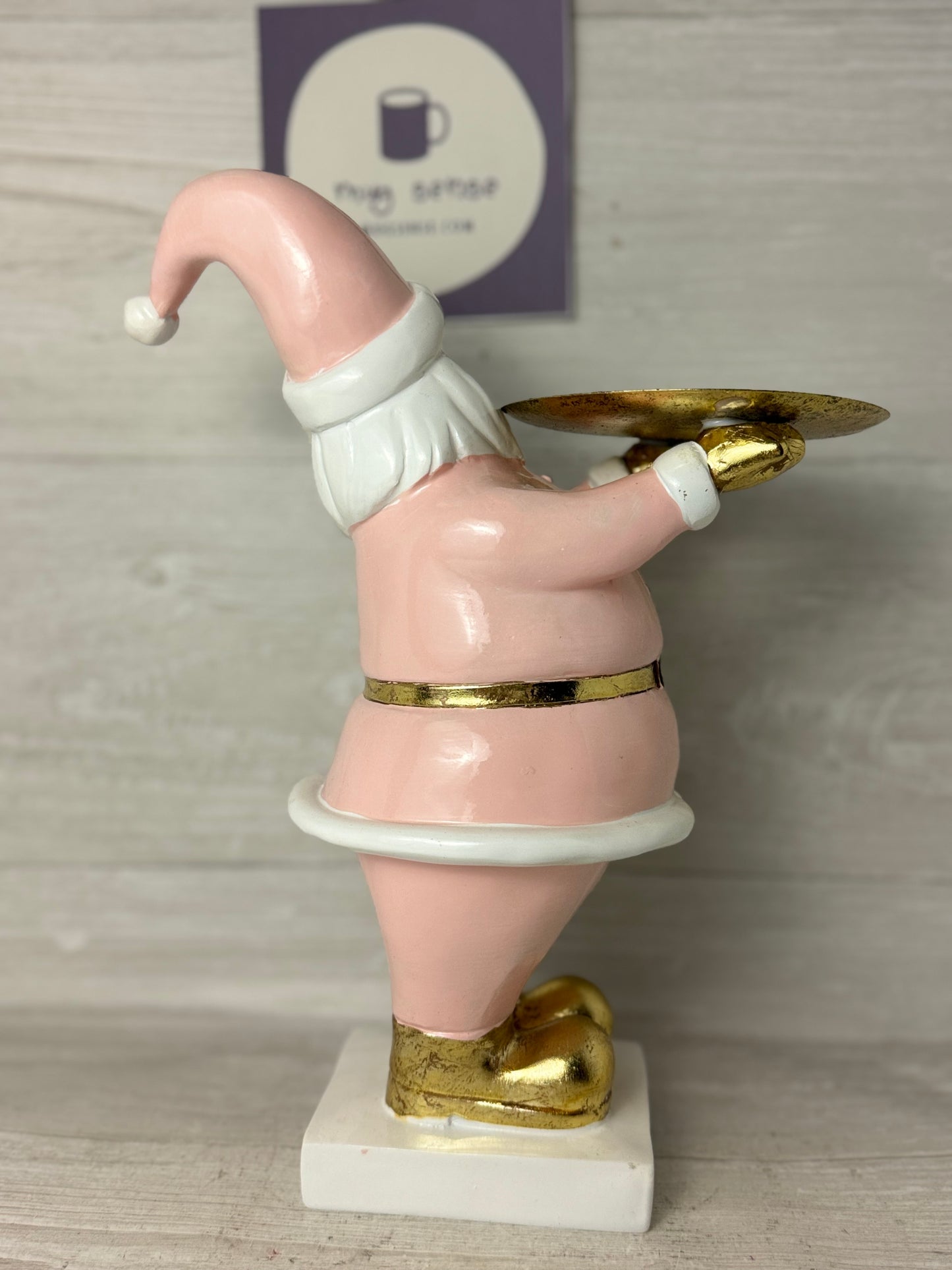 Whimsical Pink Santa Server