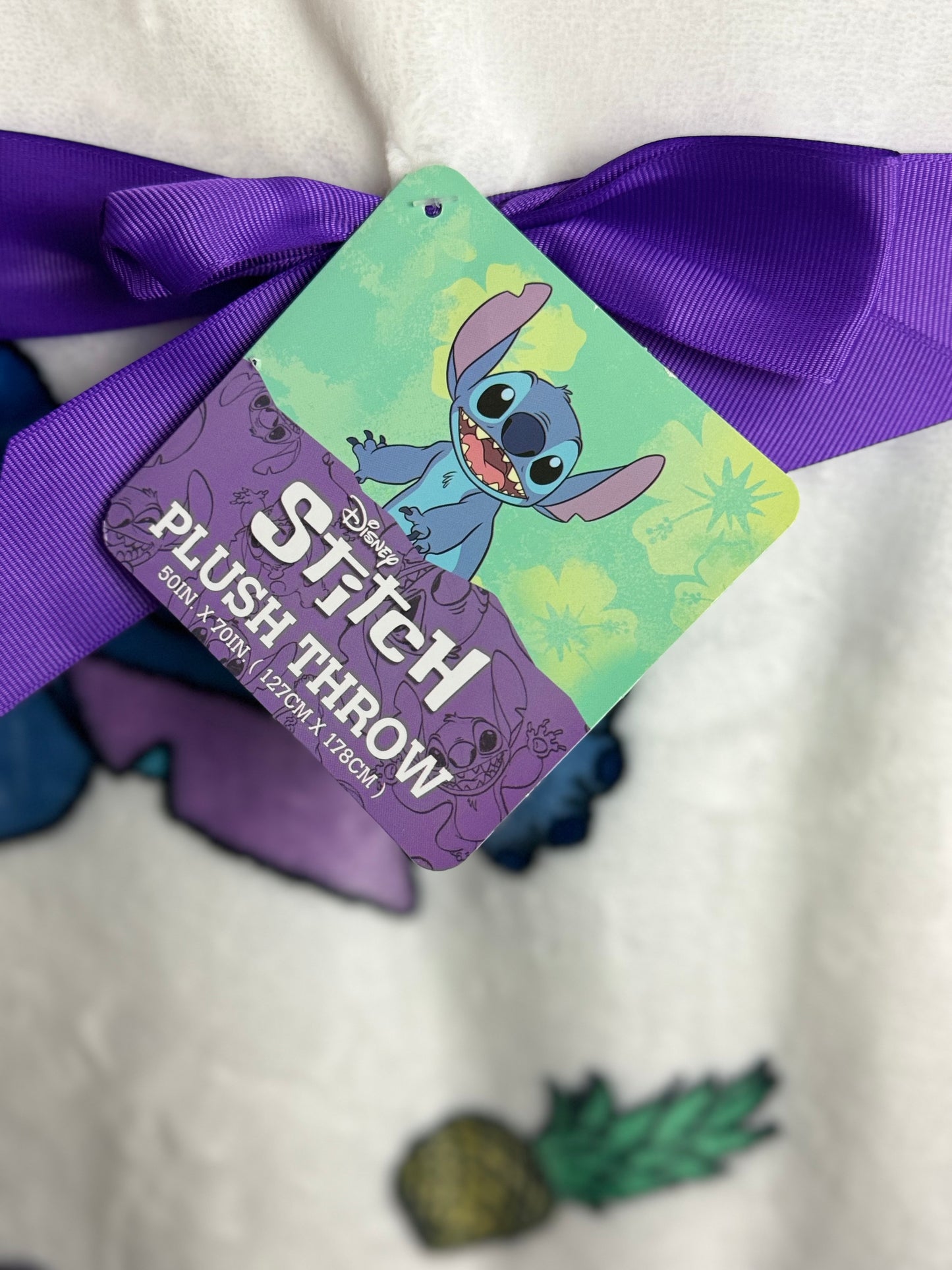 Disney's Stitch Pineapple Throw Blanket