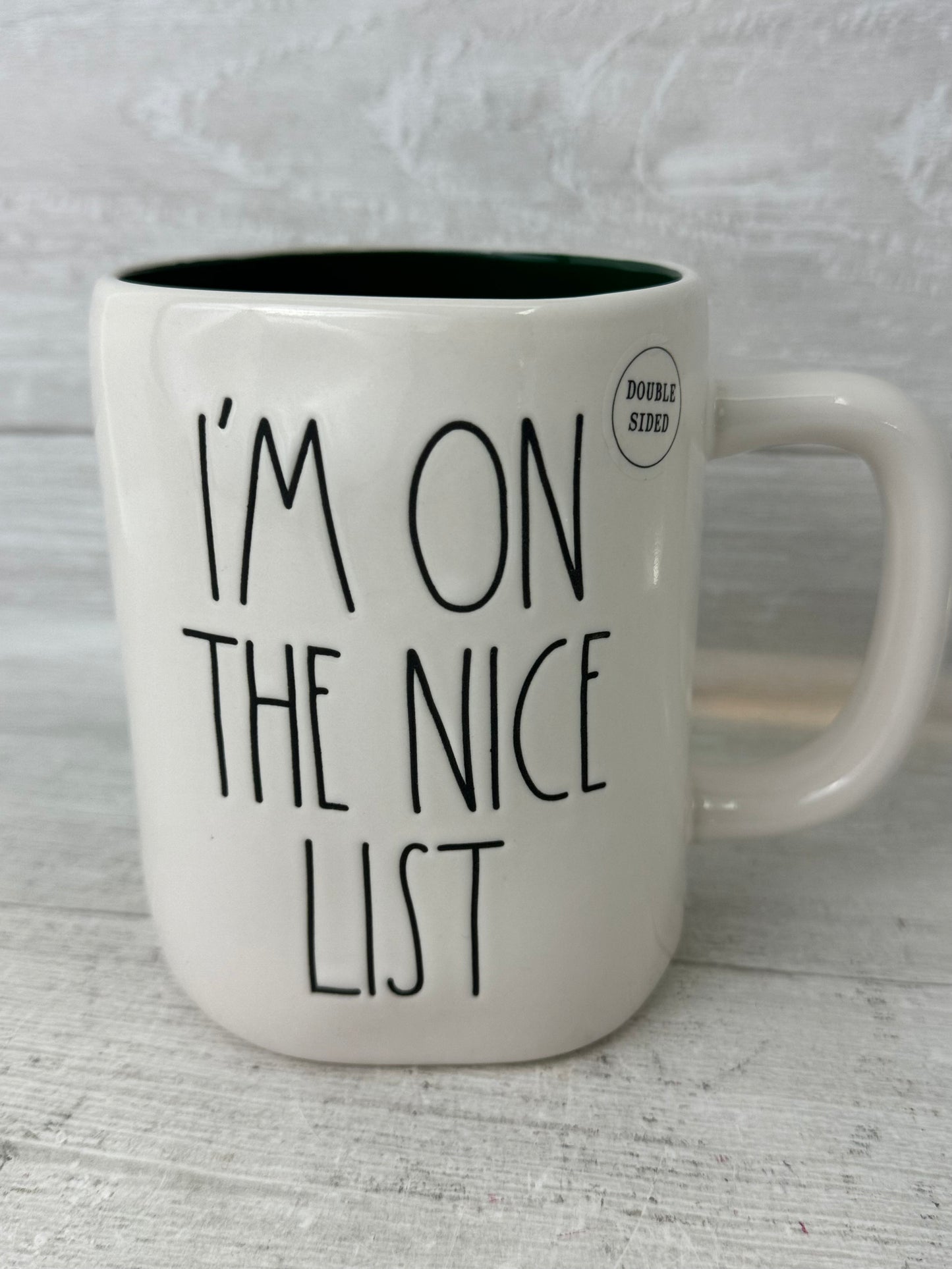 Rae Dunn I'm On The Nice List Mug