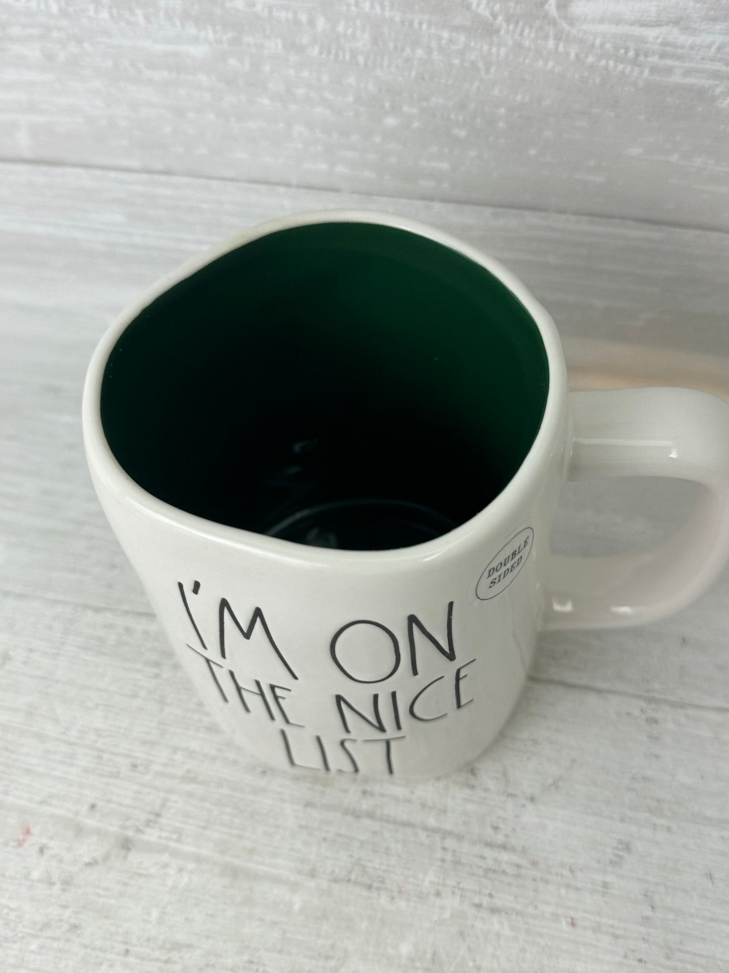 Rae Dunn I'm On The Nice List Mug