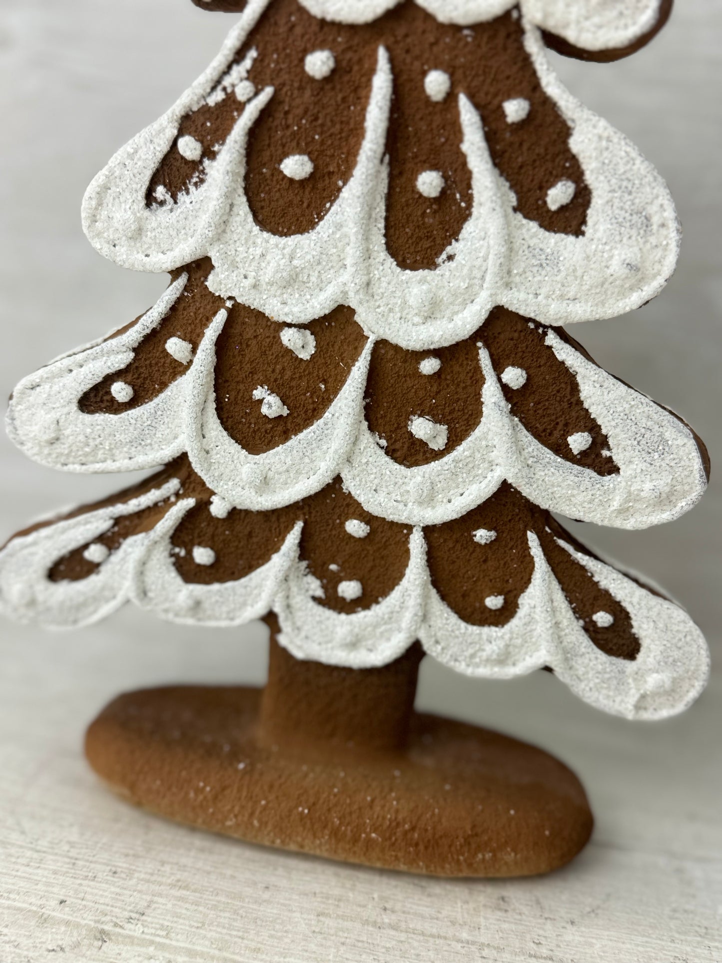 Gingerbread Frosted 11" Tree