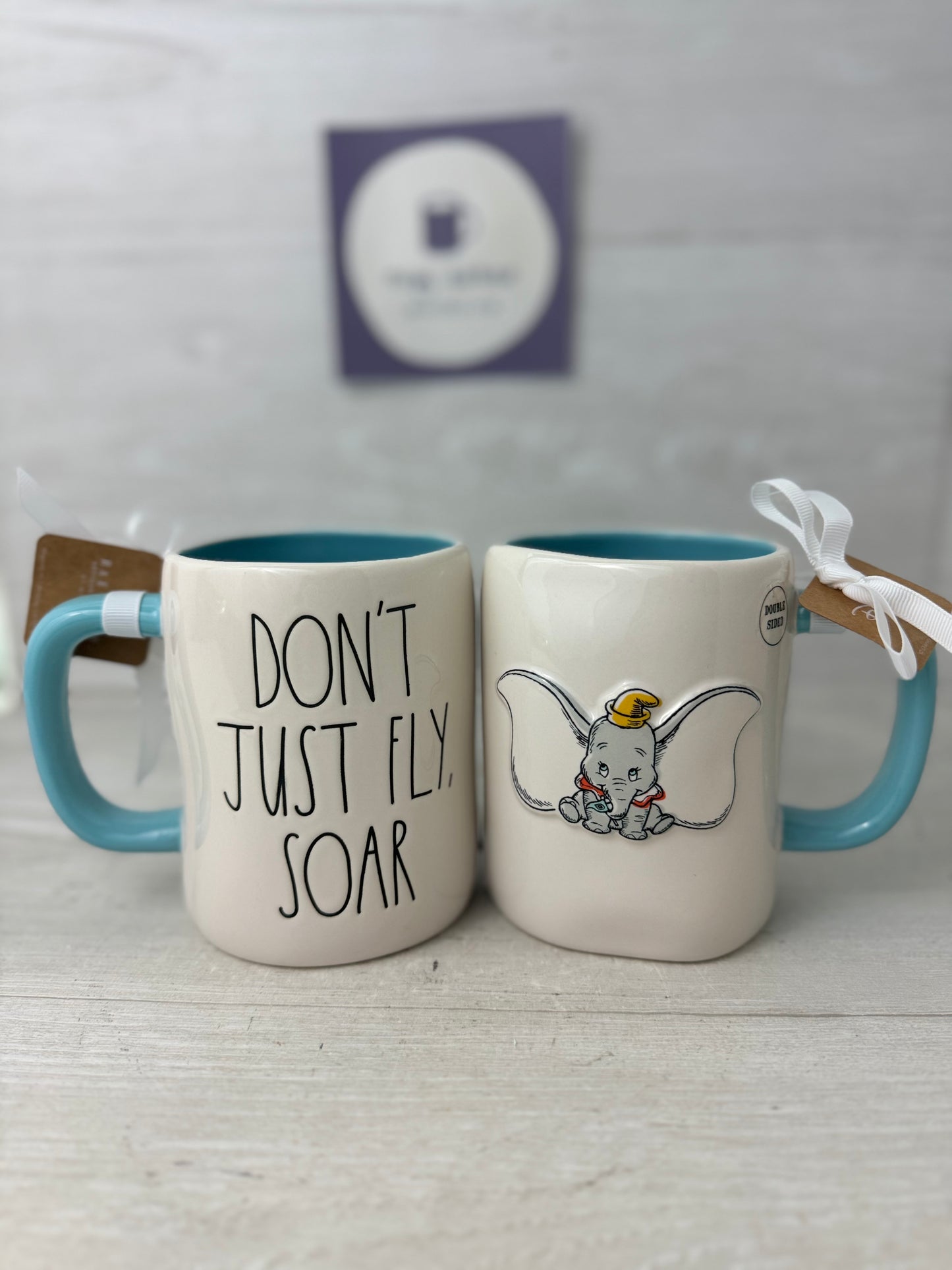 Rae Dunn Disney Dumbo Don't Just Fly, Soar Mug