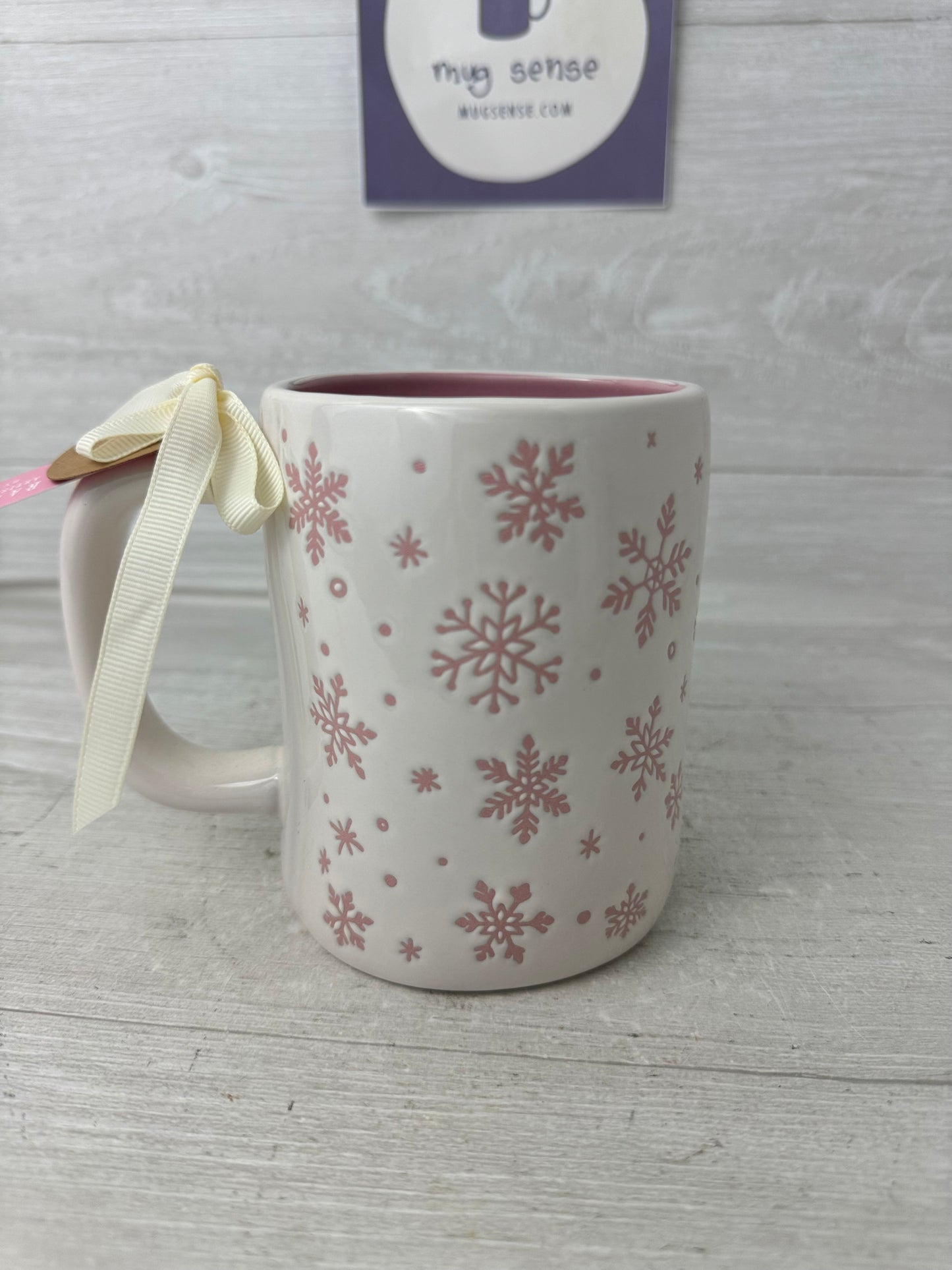 Rae Dunn Merry and Bright Snowflake Mug