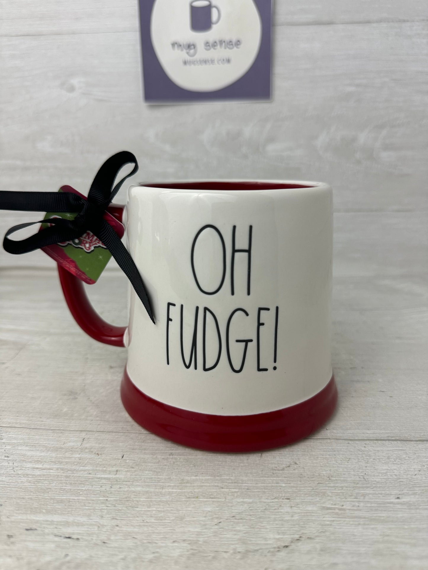 Rae Dunn's Christmas Story's Oh Fudge! Mug