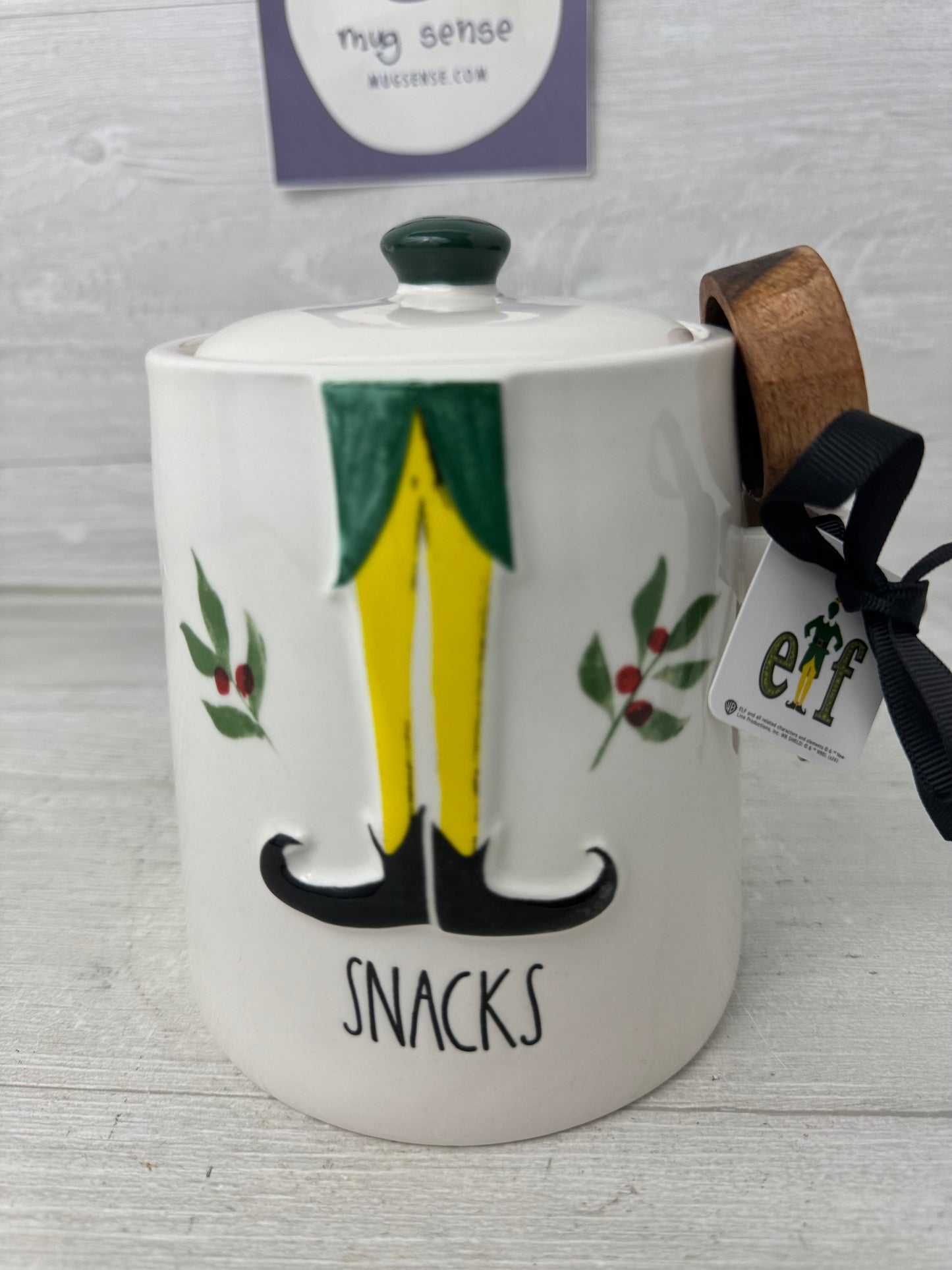 Rae Dunn Buddy The Elf Snacks Canister