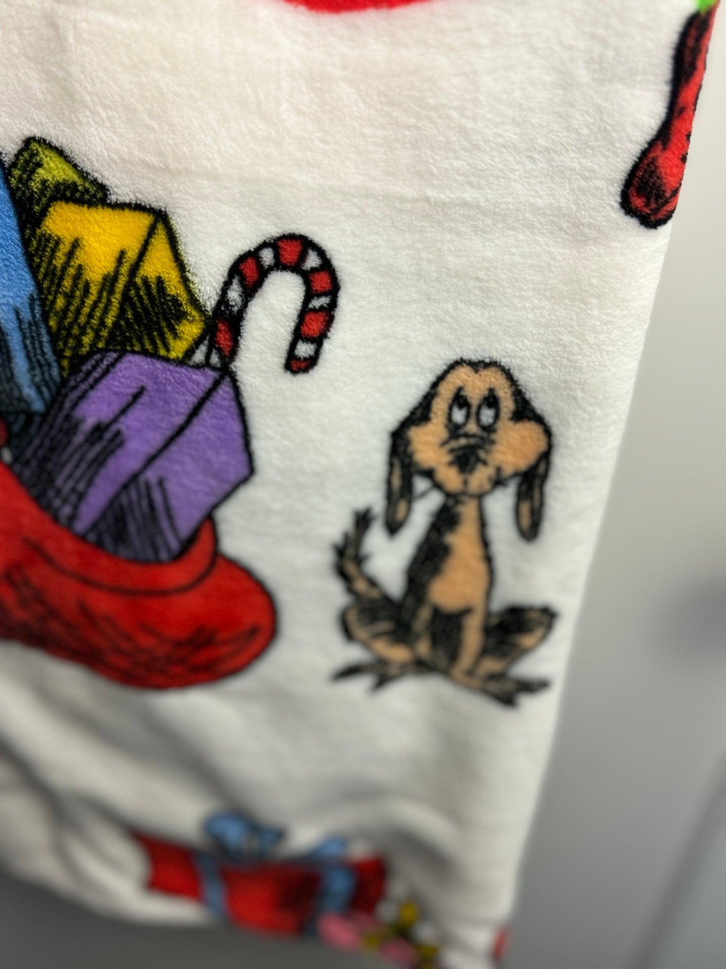 Grinch Christmas Throw Blanket~ Grinch