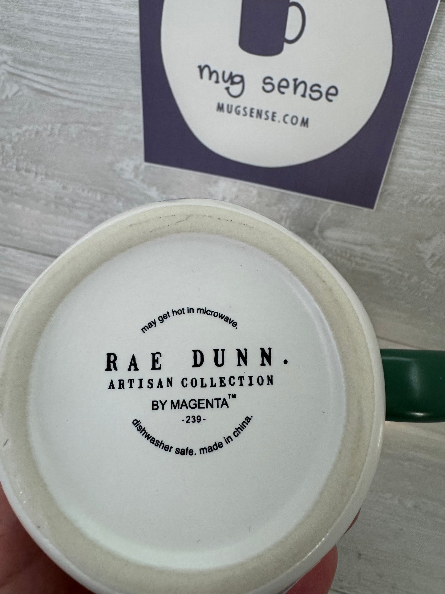 Rae Dunn Cup Of Cheer Mug and Coaster Set