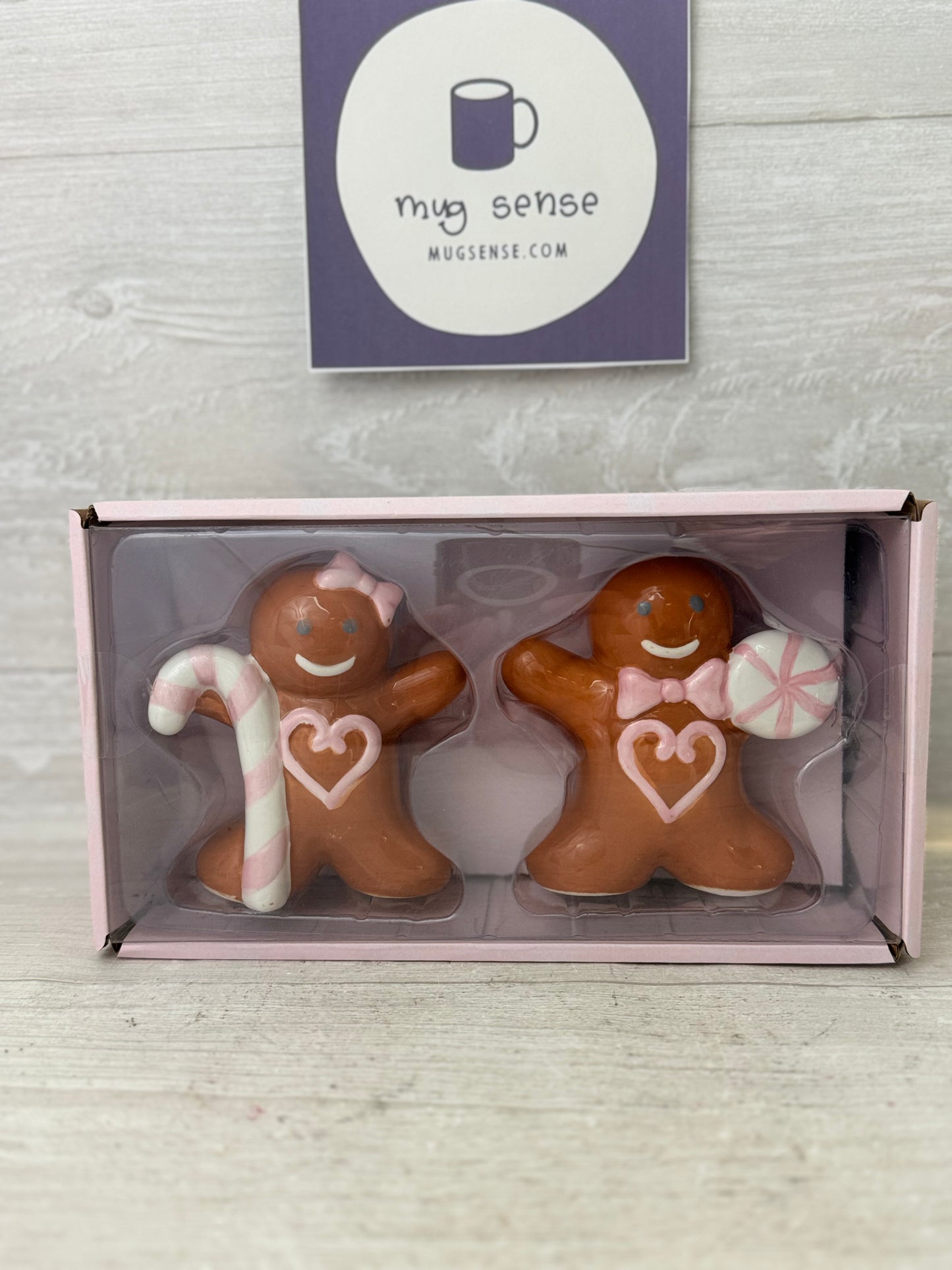 Gingerbread House Stoneware Salt & Pepper Shakers