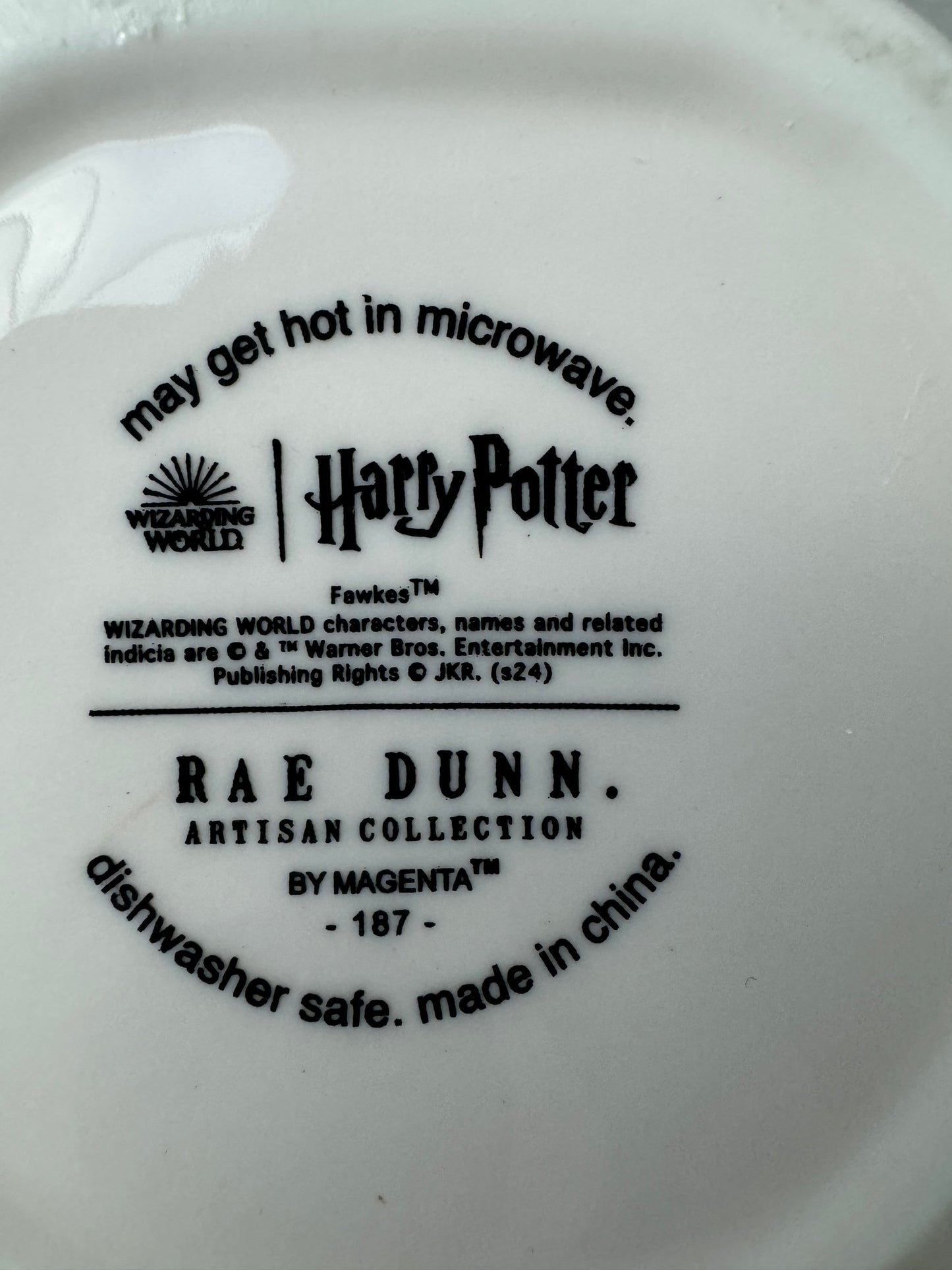 Rae Dunn Harry Potter Hawkes Mug