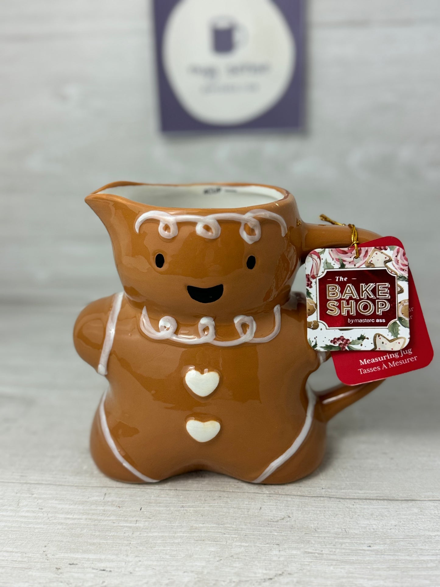 Bake Shop 4 Cups Gingerbread Man Measuring Cup