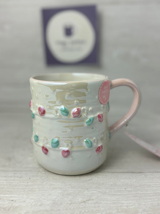 Peppermint & Pine Pastel Lights Mug