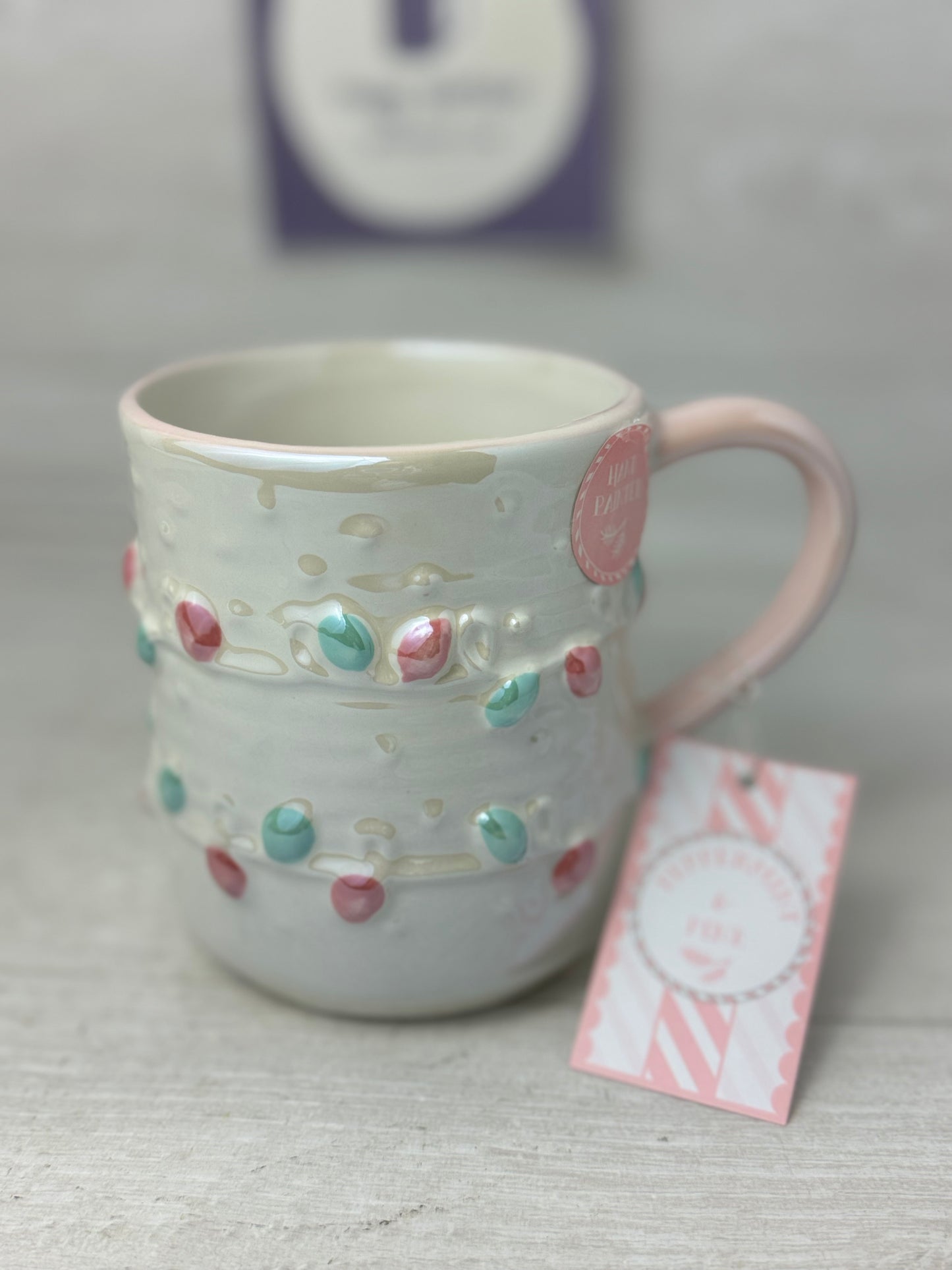 Peppermint & Pine Pastel Lights Mug