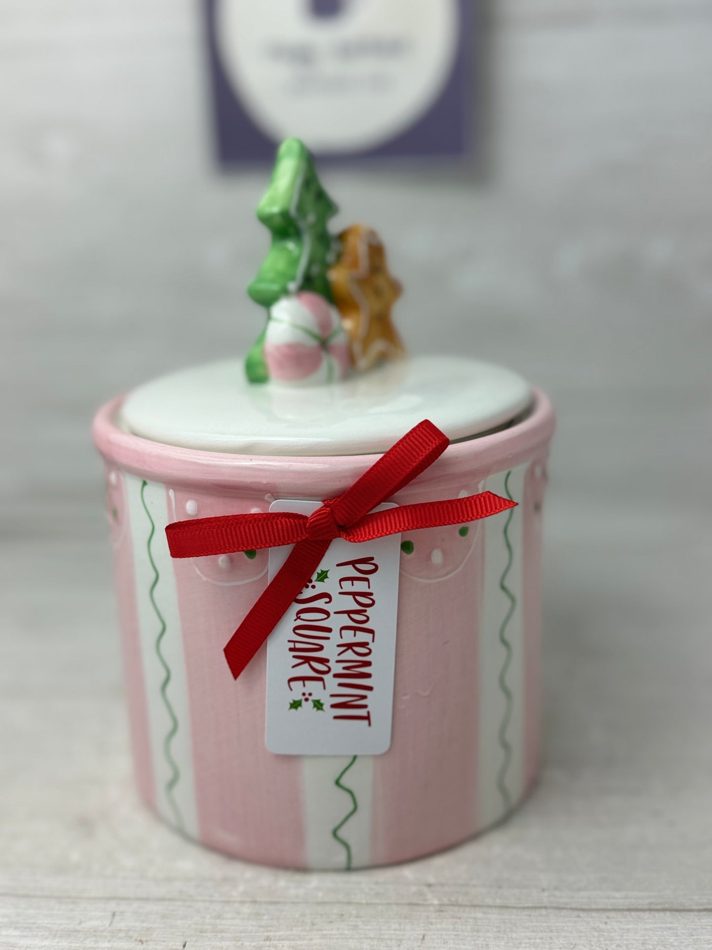 Arlington Designs Pink Gingerbread Man Canister