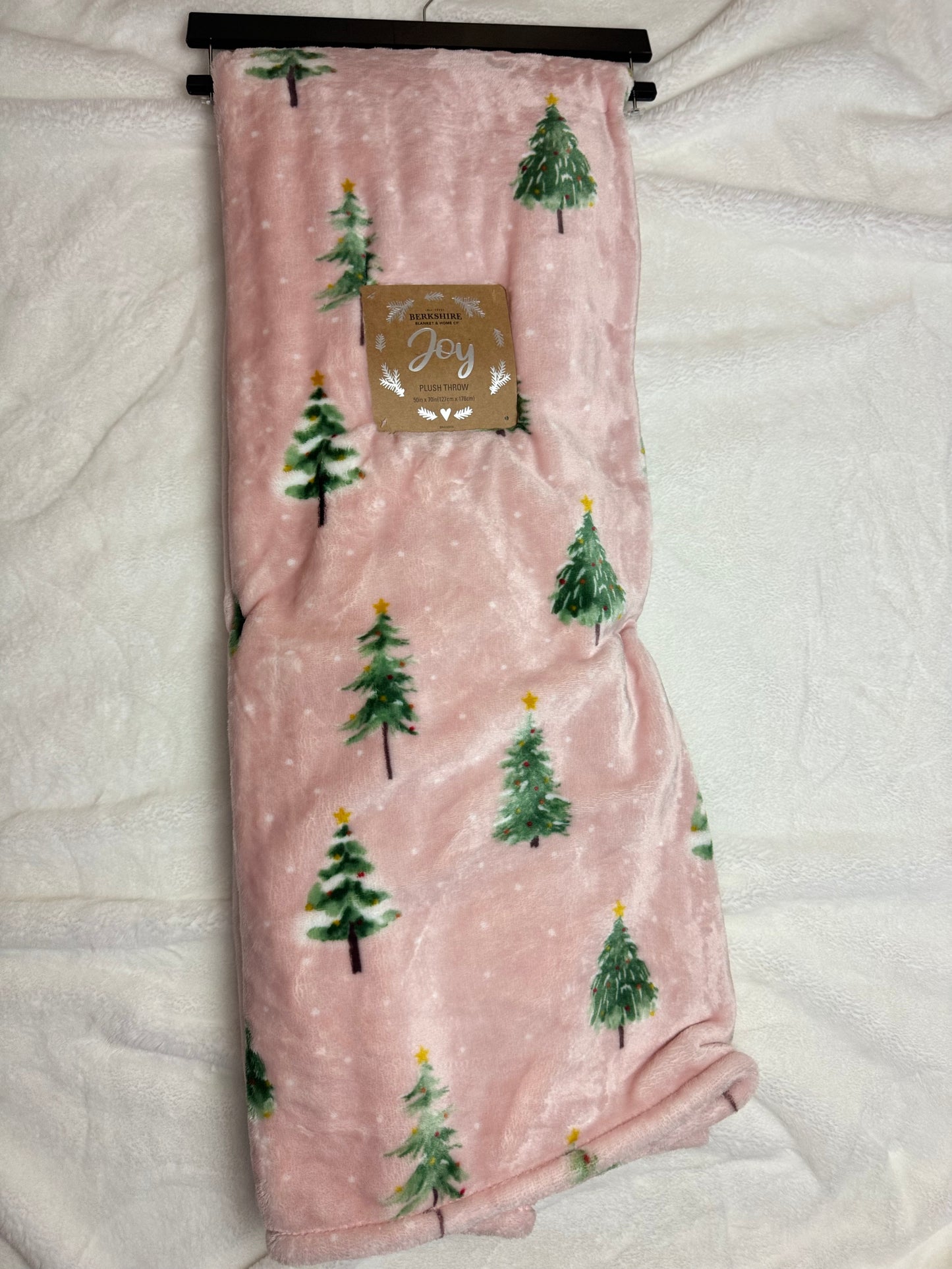 Berkshire Pink Tree Throw Blanket