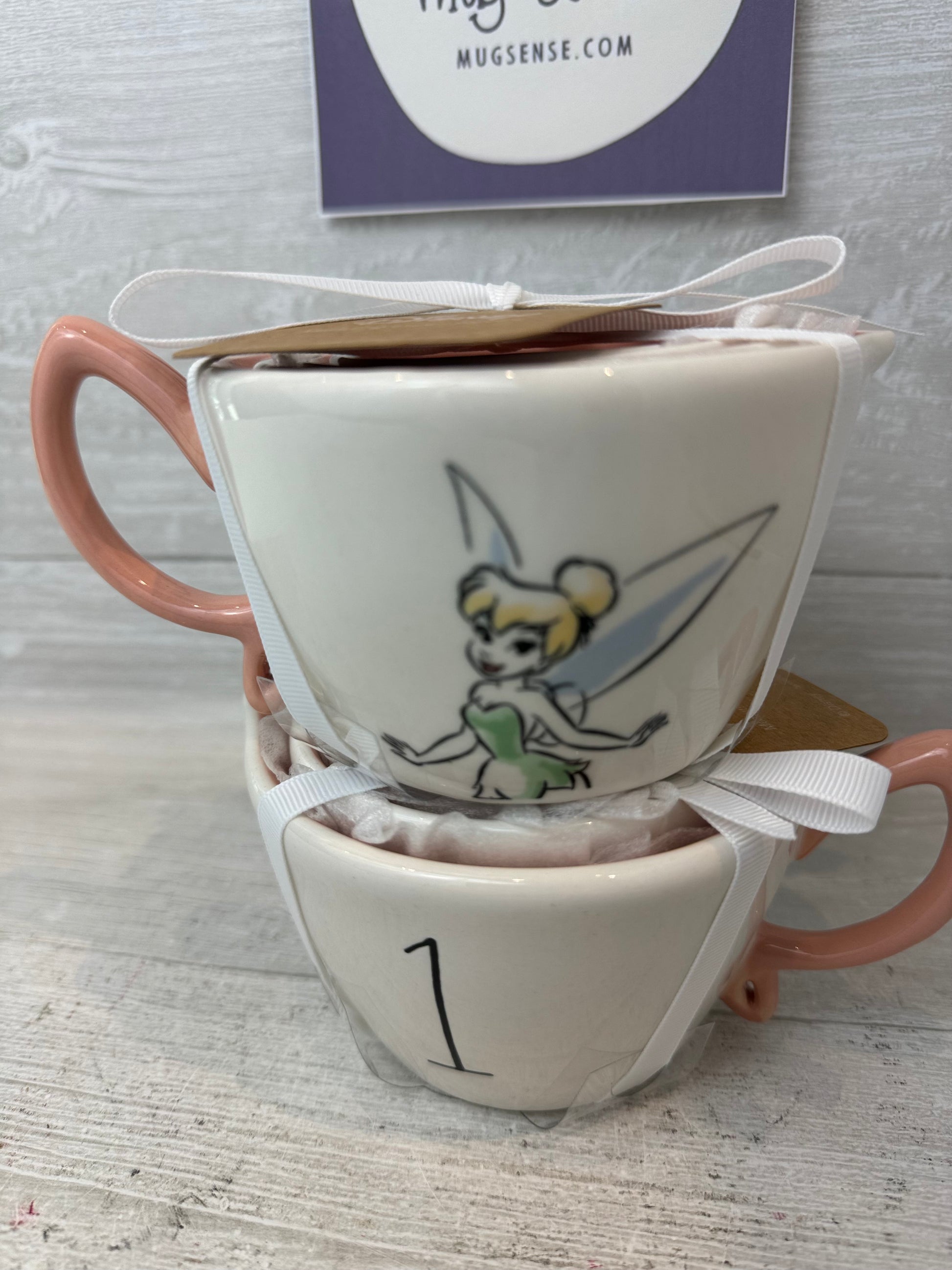 Rae Dunn Tinkerbell Measuring Cups Set Of 4 Disney's Peter Pan Collection