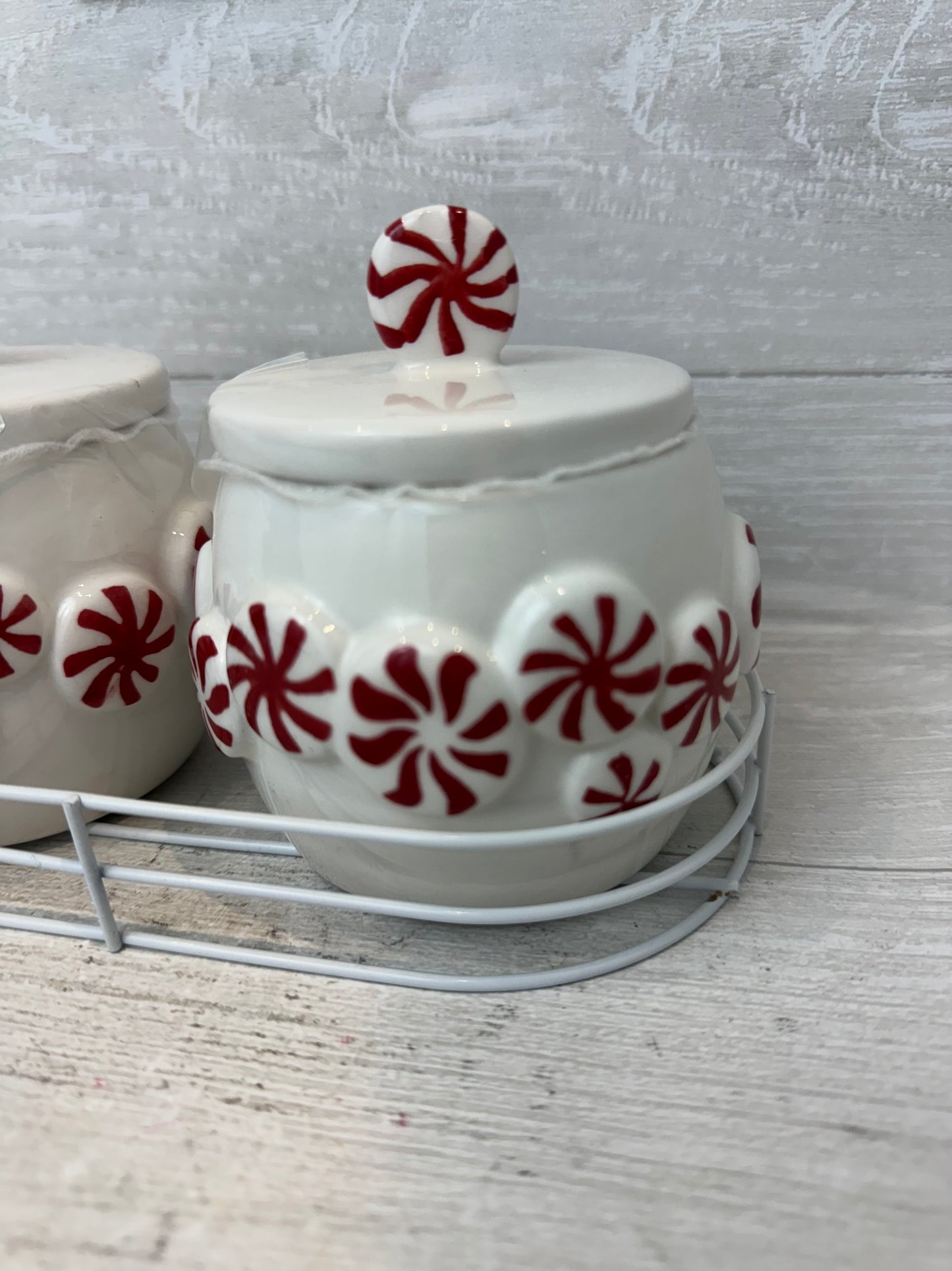 Peppermint & Pine Peppermint Candy Salt & Pepper Cellar Set