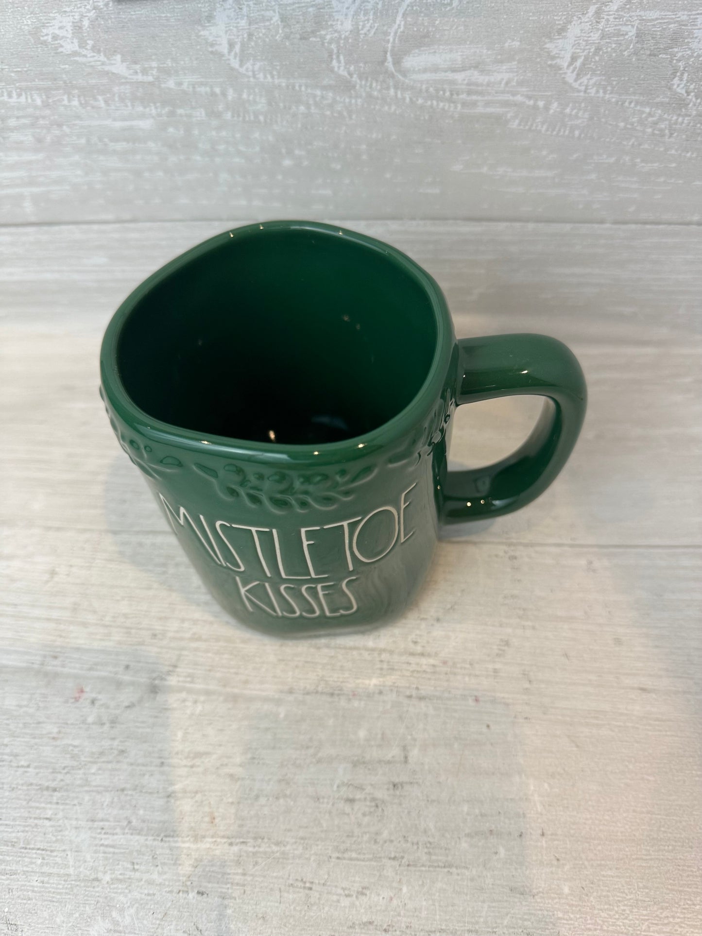 Rae Dunn Mistletoe Kisses Mug