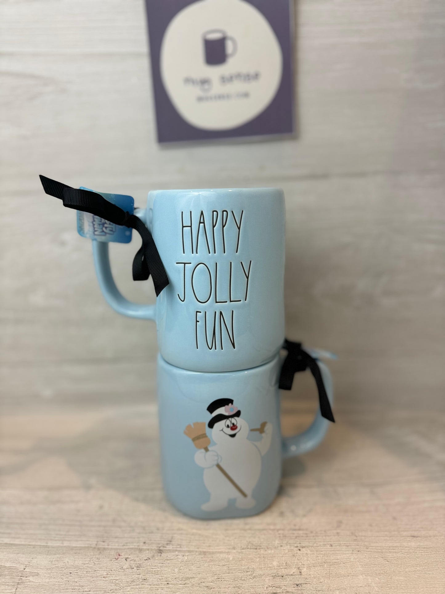 Rae Dunn Happy Jolly Fun Mug