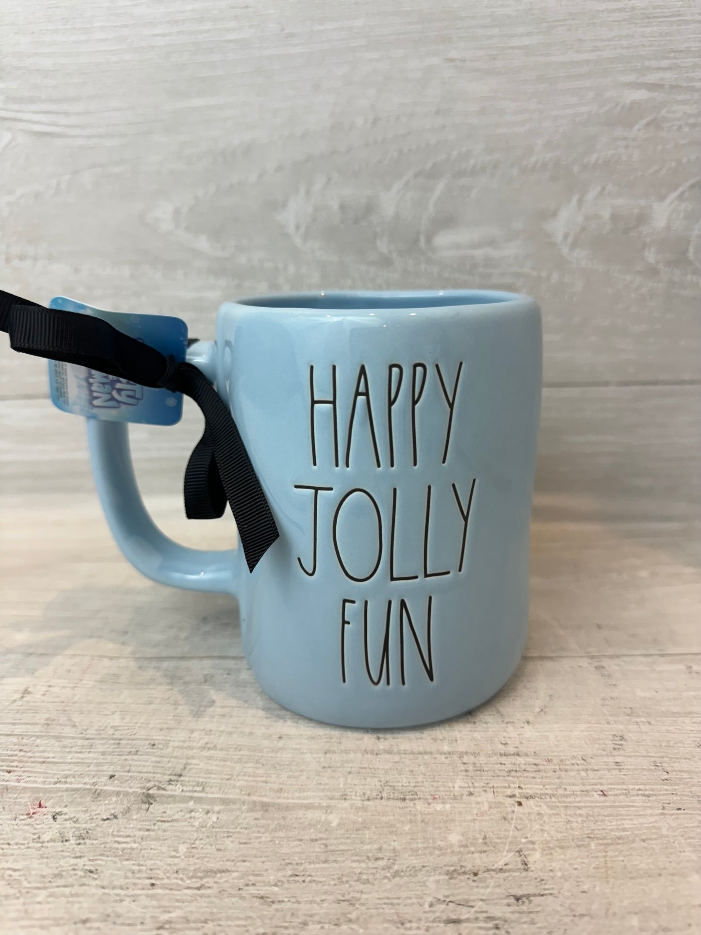 Rae Dunn Happy Jolly Fun Mug