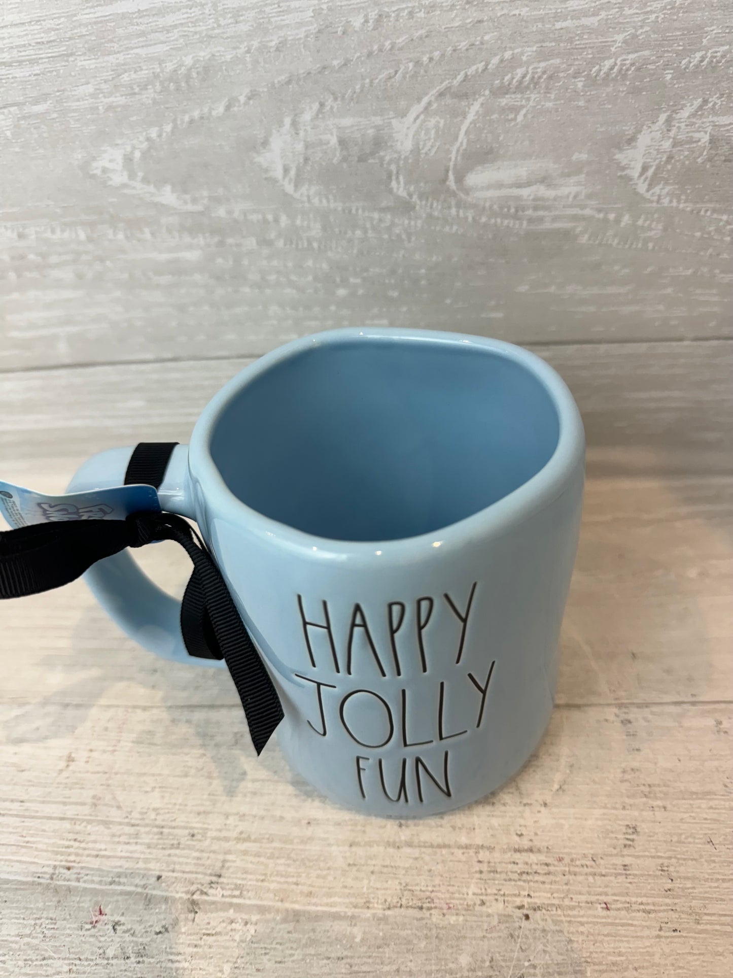 Rae Dunn Happy Jolly Fun Mug