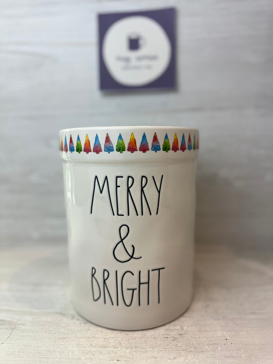 Rae Dunn Merry & Bright Utensils Crock