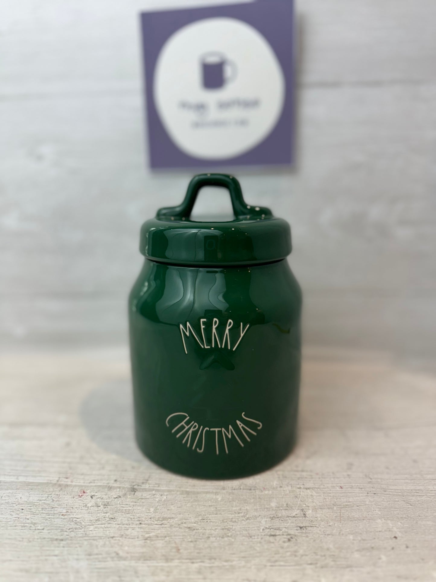 Rae Dunn Merry Christmas Canister