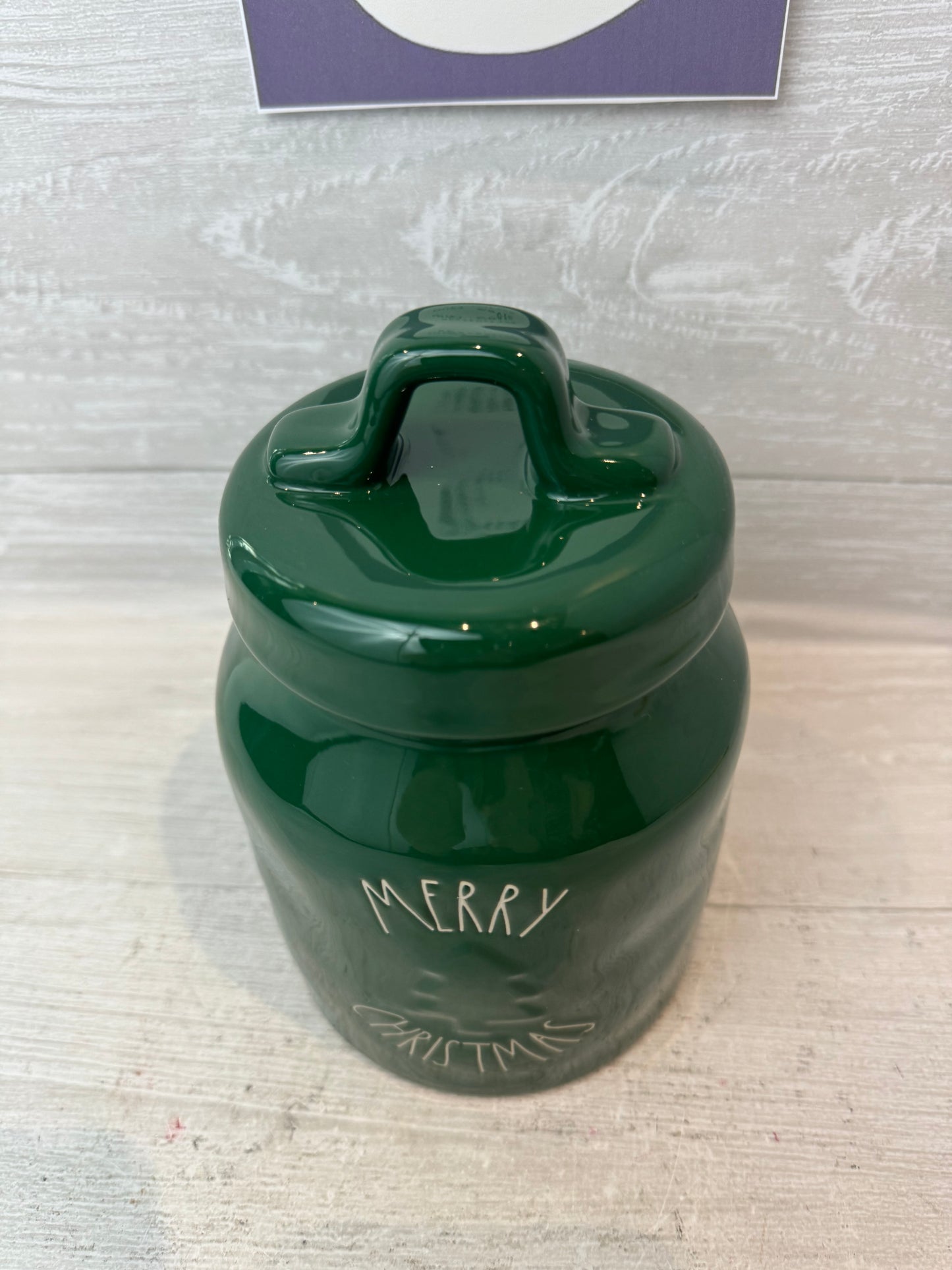 Rae Dunn Merry Christmas Canister