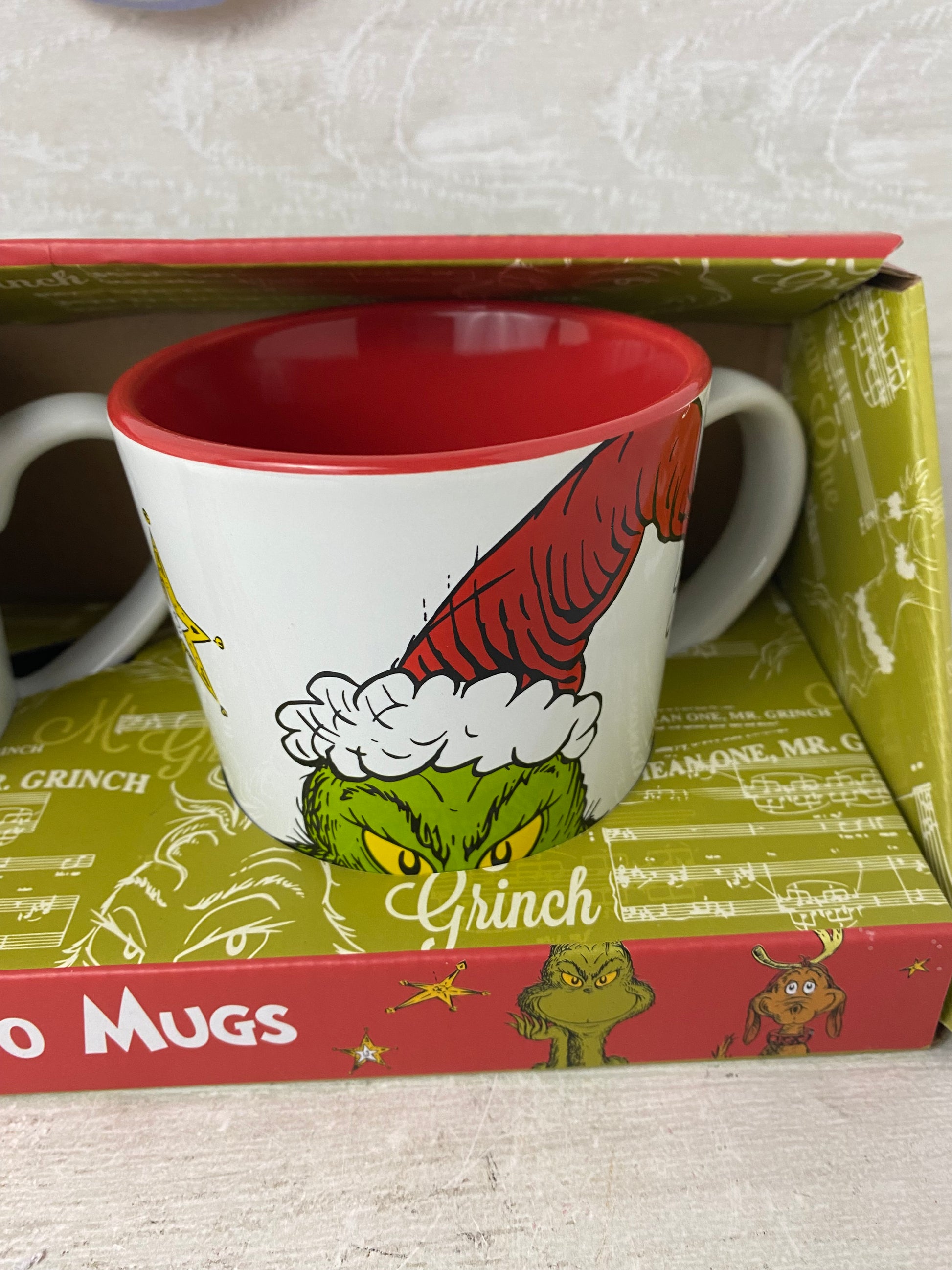 Dr. Suess's Grinch Mug Set