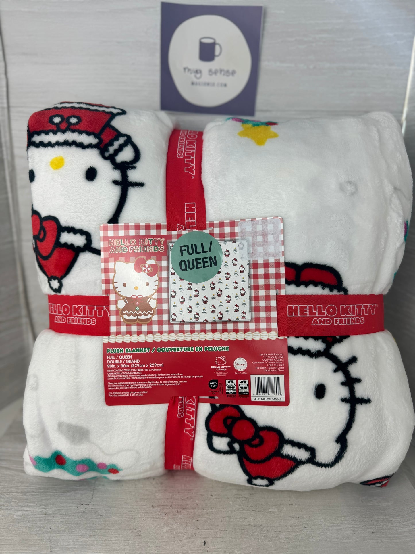 Hello Kitty Christmas Tree Full/Queen Blanket