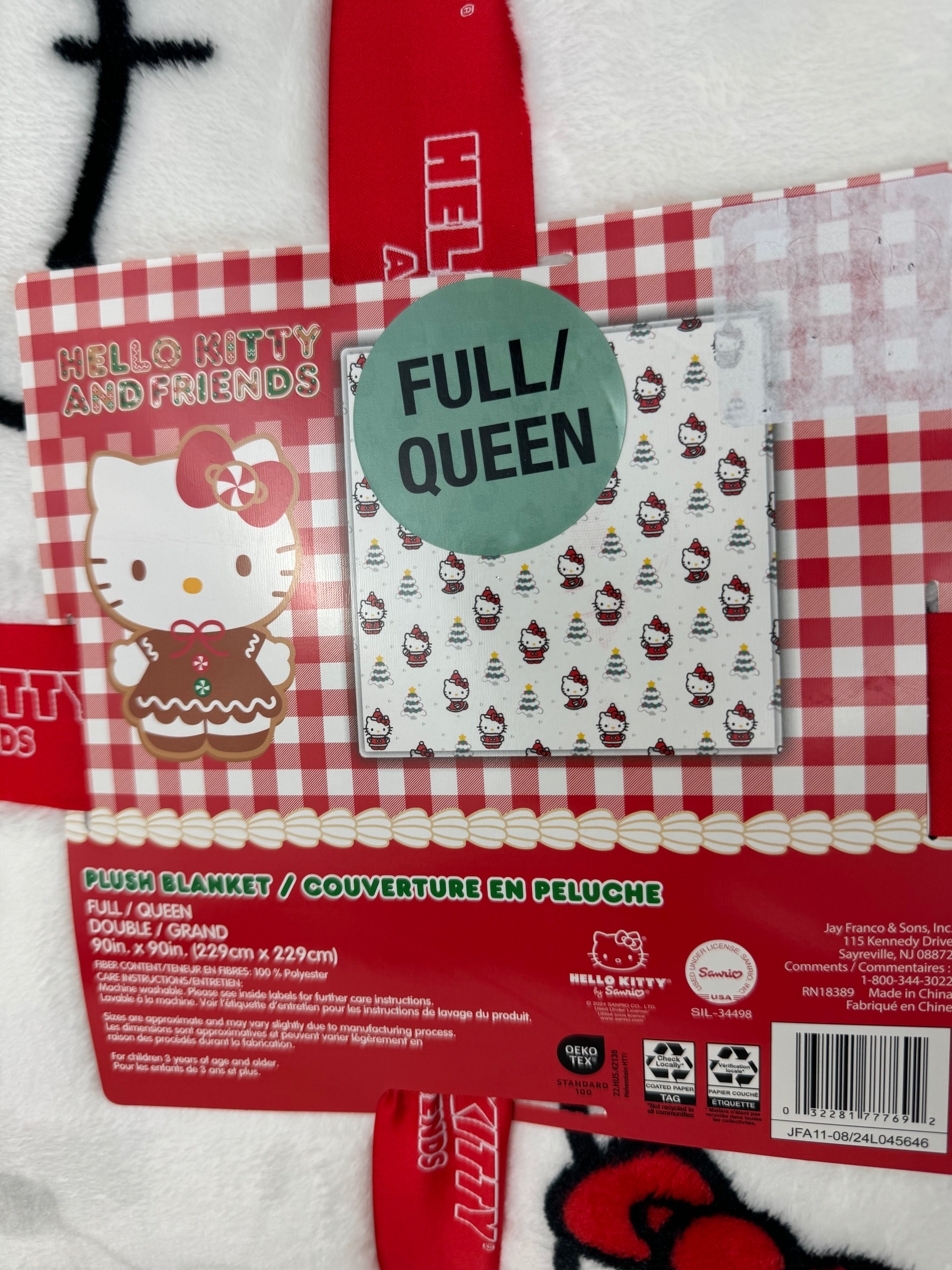 Hello Kitty Full/Queen popular Blanket