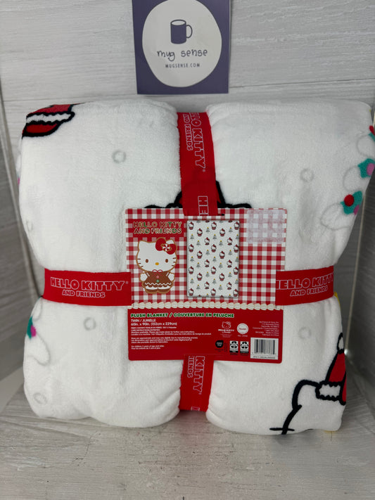 Hello Kitty Christmas Tree Twin Blanket