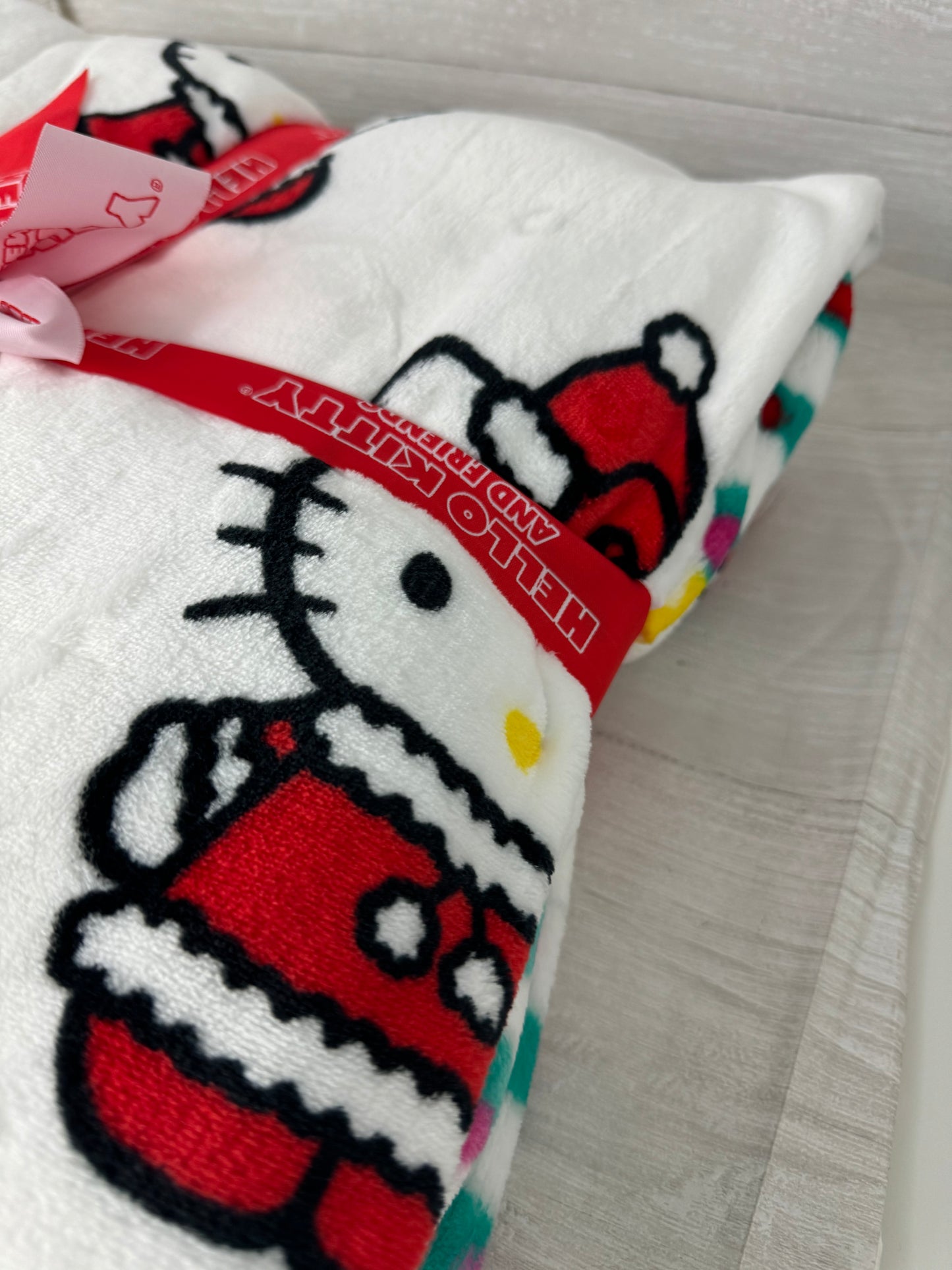 Hello Kitty Christmas Tree Twin Blanket